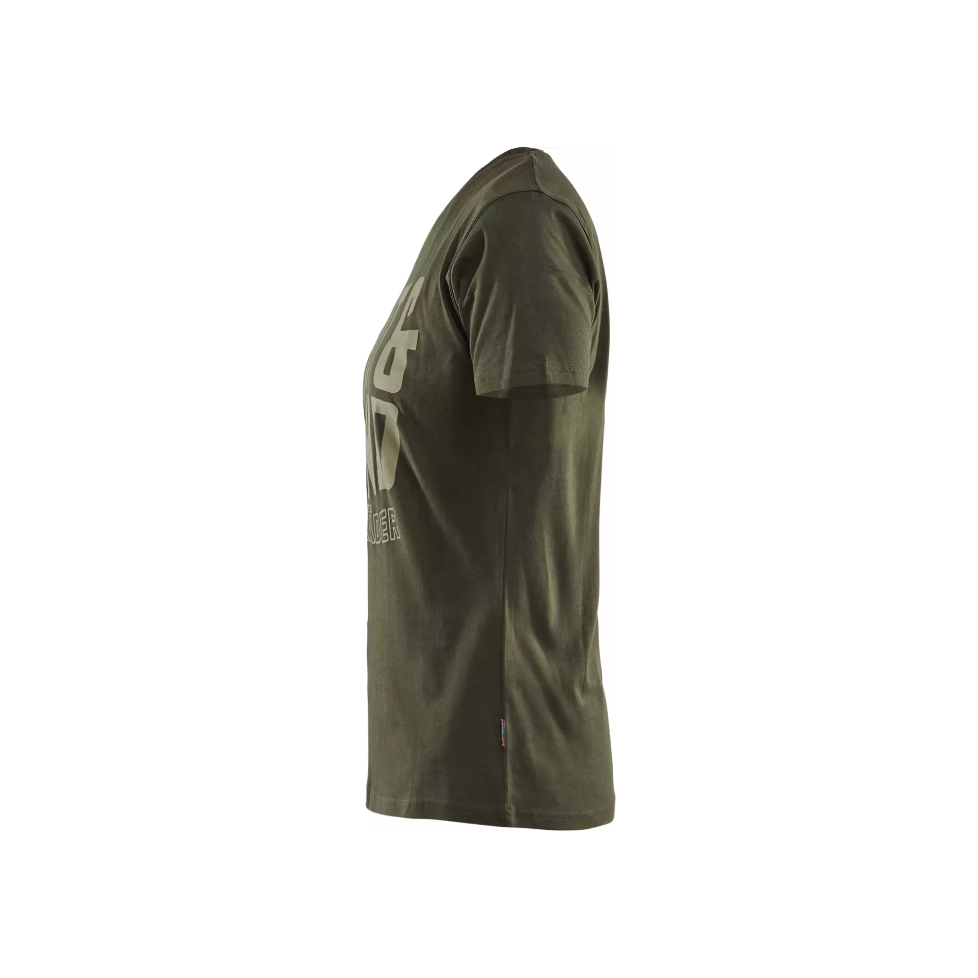 Blåkläder 940910424209, Grit and Grind Women's T-Shirt, Forest Green, image 4