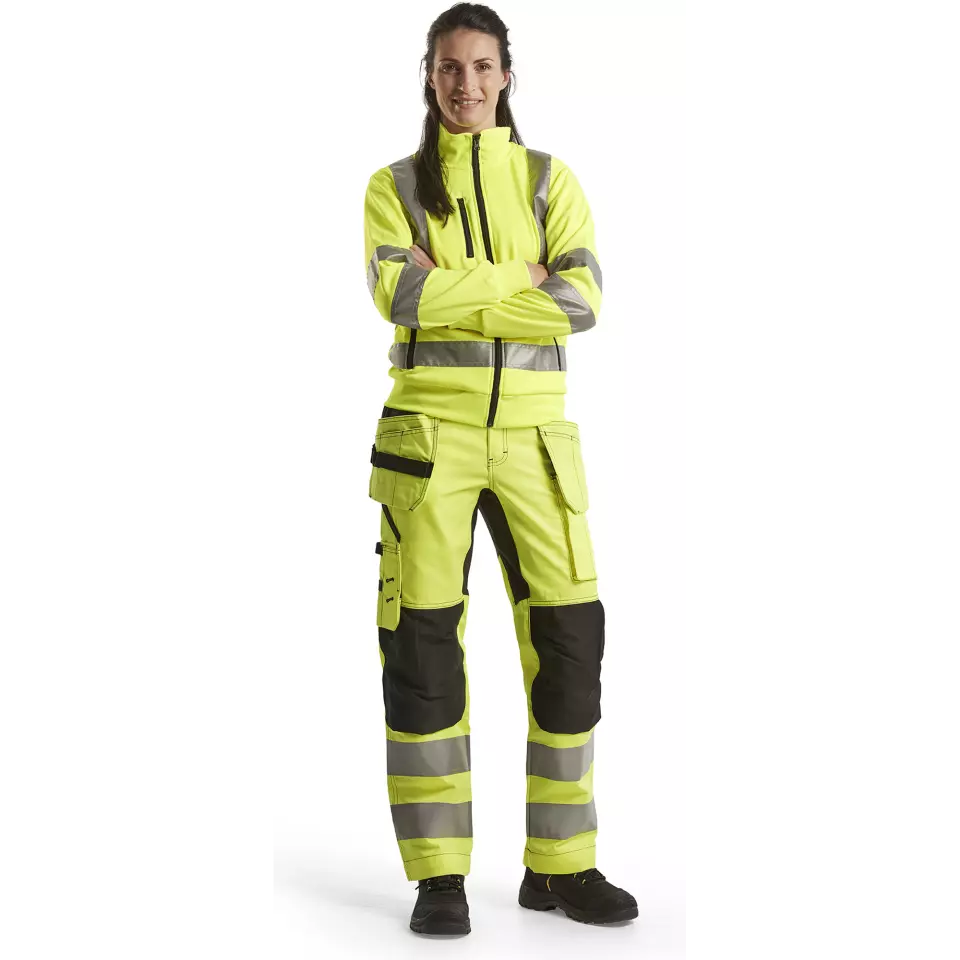 Blåkläder 716318113399, Women's Hi-Vis Holster Pants, Stretch, Hi-Vis Yellow/Black, image 5, gallery thumbnail