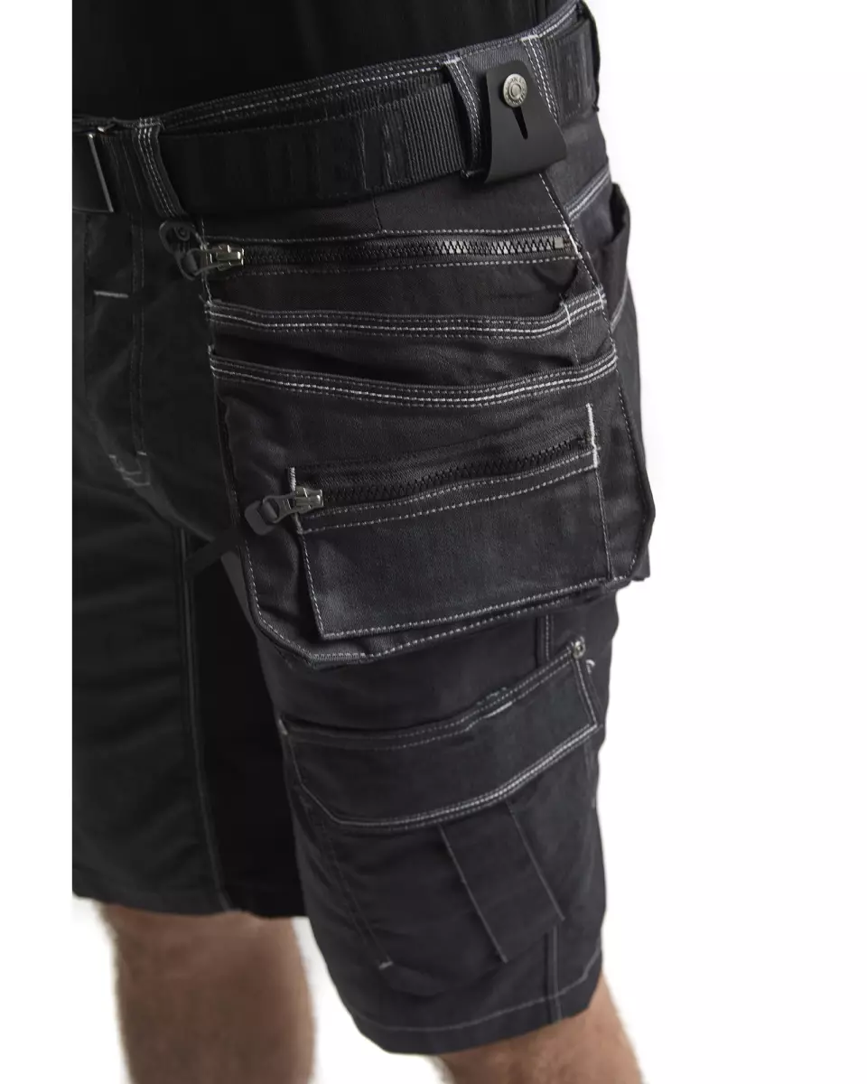 Blåkläder 199211419900, X1900 Stretch Holster Shorts, Black, image 6, gallery thumbnail