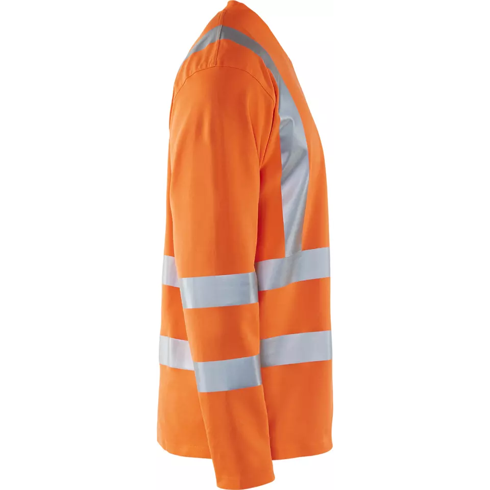 Blåkläder 338110705300, High-Vis Long-Sleeve T-Shirt With UV Protection, Hi-Vis Orange, image 2, gallery thumbnail