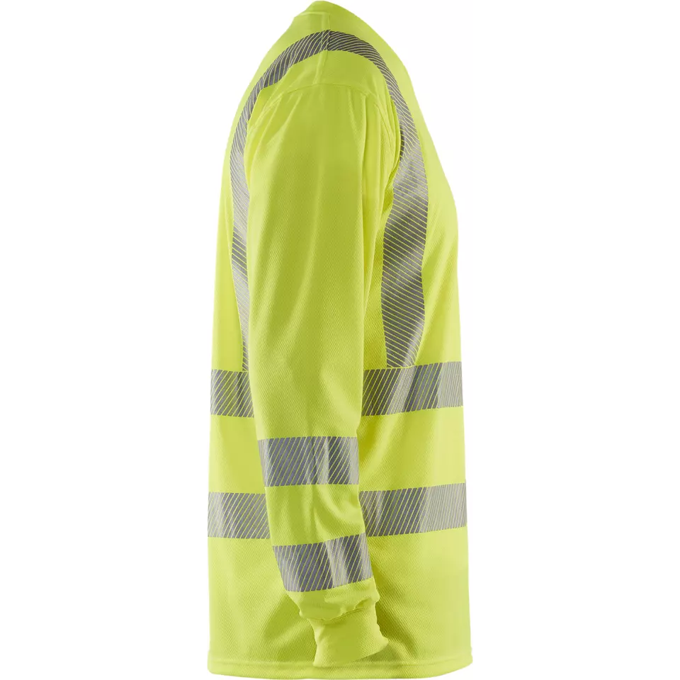 Blåkläder 338510133300, High-Vis Long-Sleeve T-Shirt With UV Protection, High-Vis Yellow, image 2, gallery thumbnail