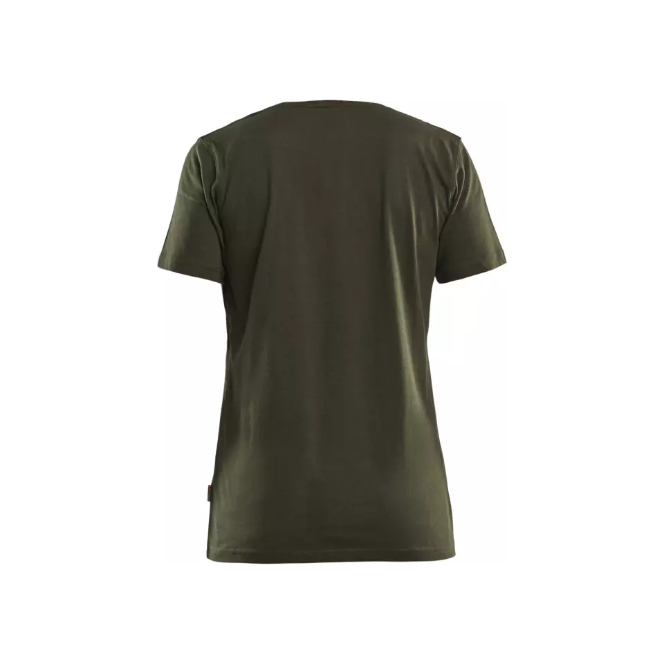 Blåkläder 940910424209, Grit and Grind Women's T-Shirt, Forest Green, image 2, gallery thumbnail