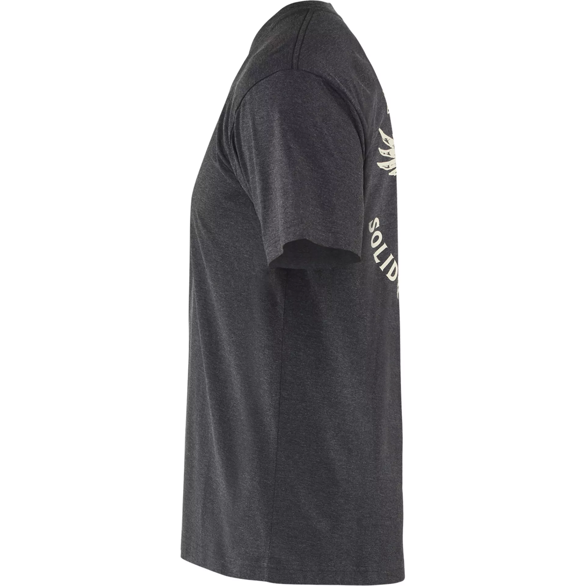 Blåkläder 942210539991, Eagle T-shirt, melerad svart, image 3