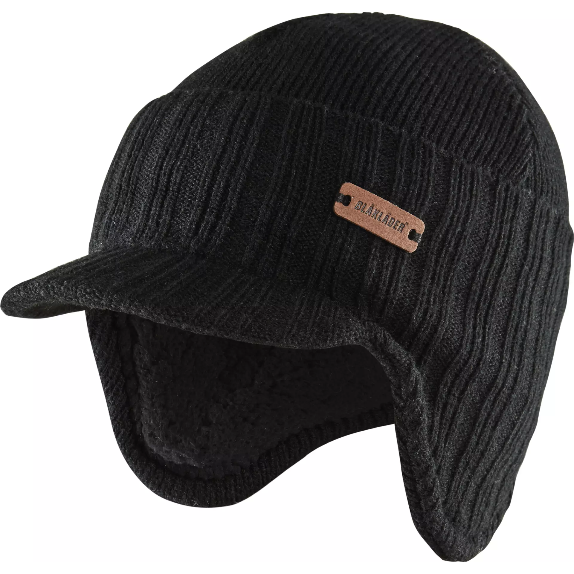 Blåkläder 206728009900, Mütze mit Ohrenklappen, Schwarz