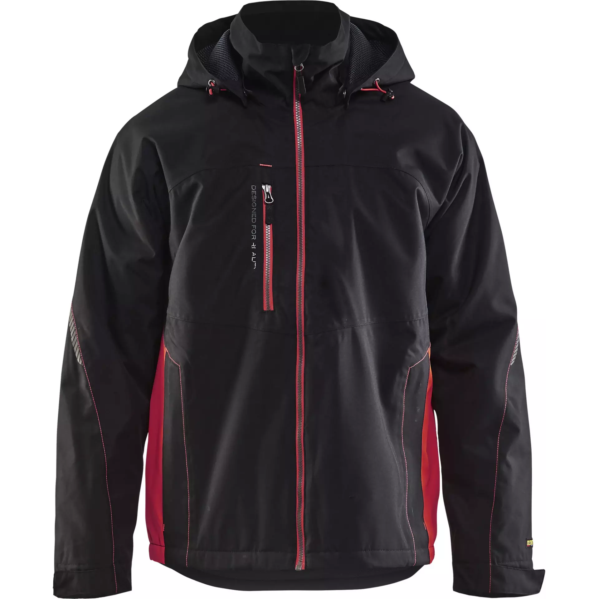 Blåkläder 479019779956, Shell Jacket, Black/Red