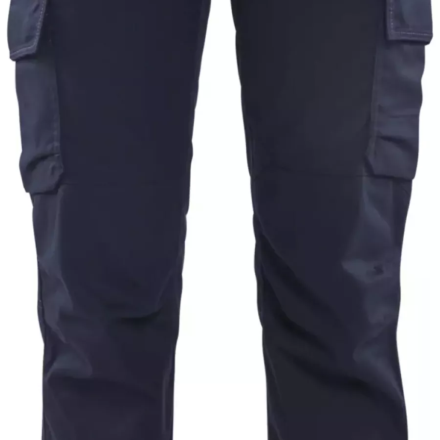 **Molded Knees** provide natural flexibility and protection when kneeling or bending.