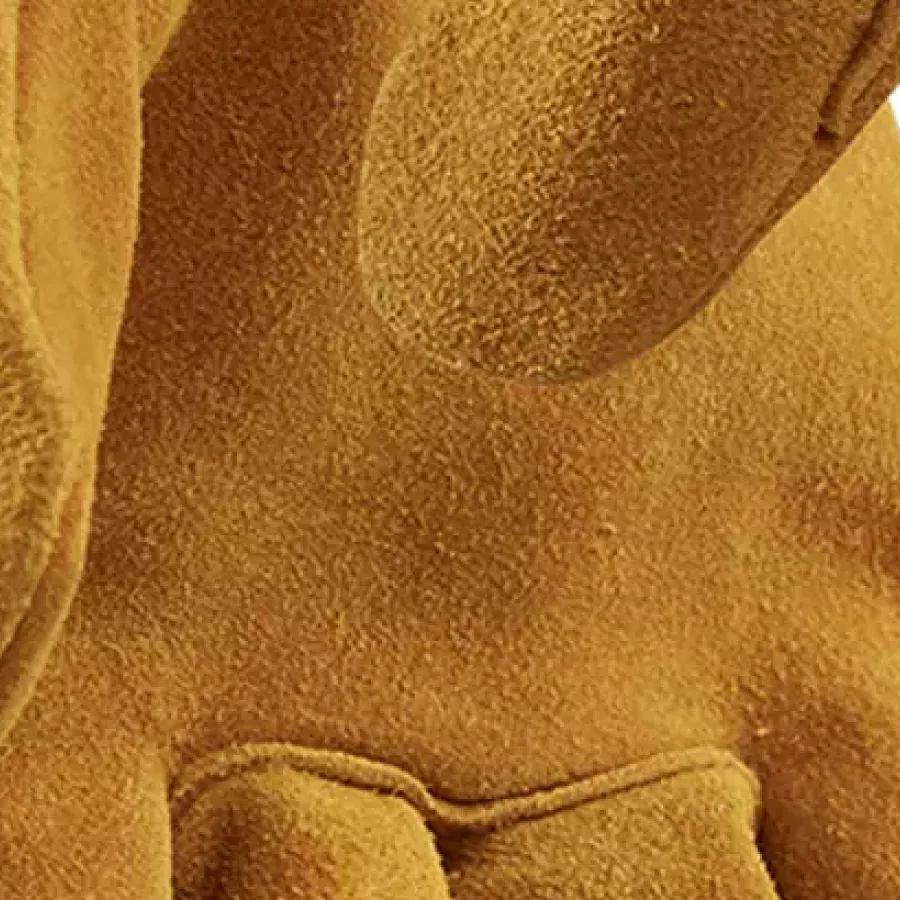 **Split Cow Leather Palm** provides a secure, reliable grip that stays comfortable through demanding tasks.