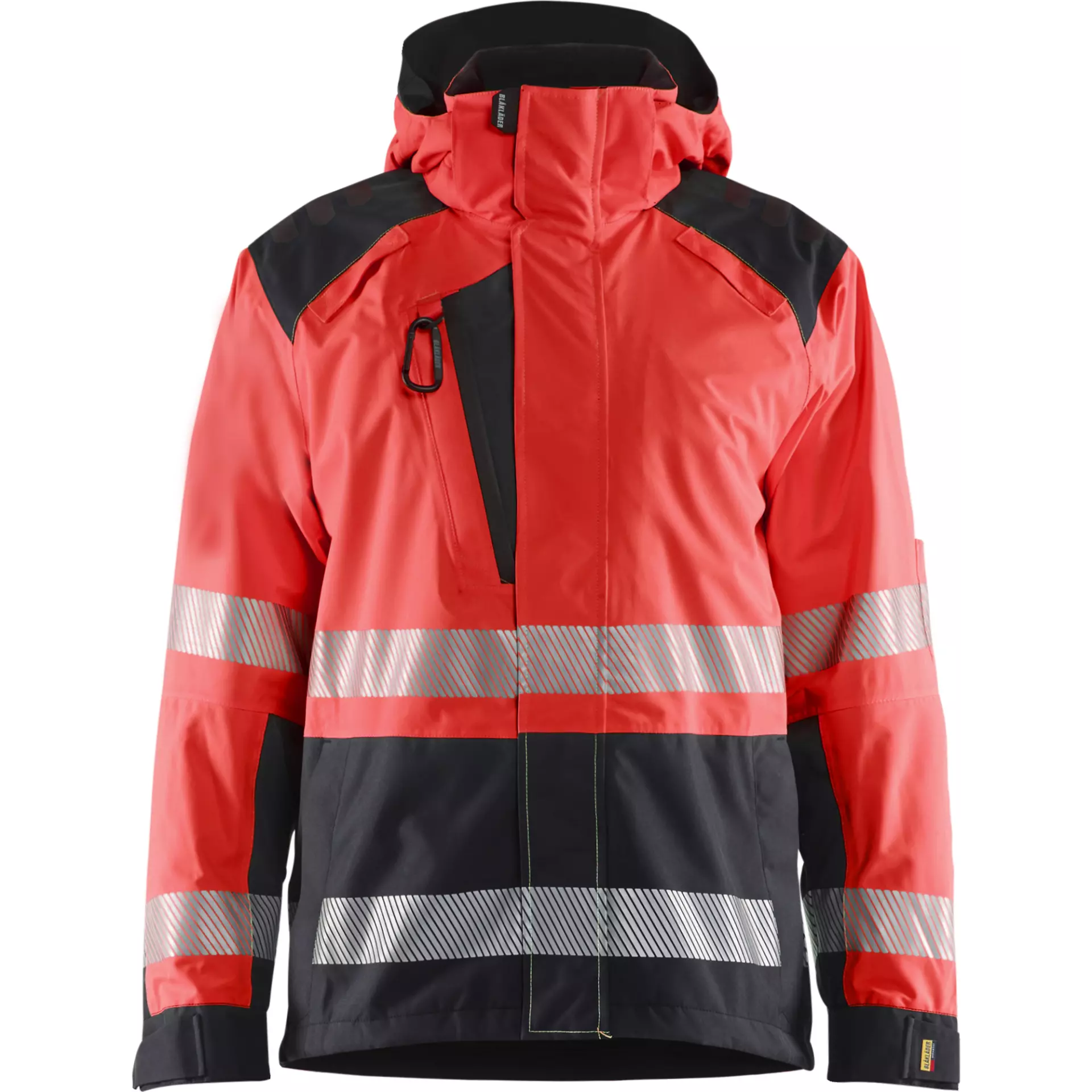 Blåkläder 443519875599, High-Vis Shell Jacket, High Vis Red/Black