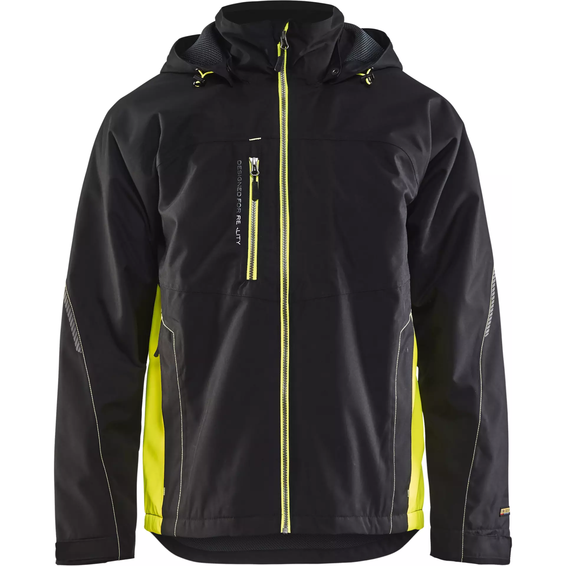 Blåkläder 479019779933, Shell Jacket, Black/Yellow