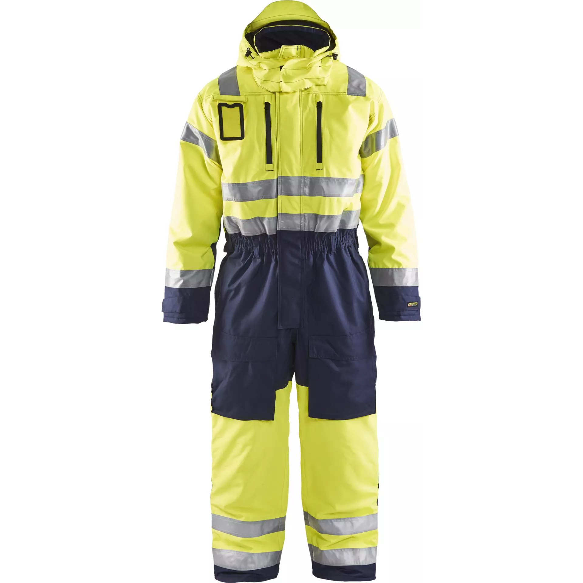 Blåkläder 676319773389, High-Vis Winter Coverall, High-Vis Yellow/Dark Blue