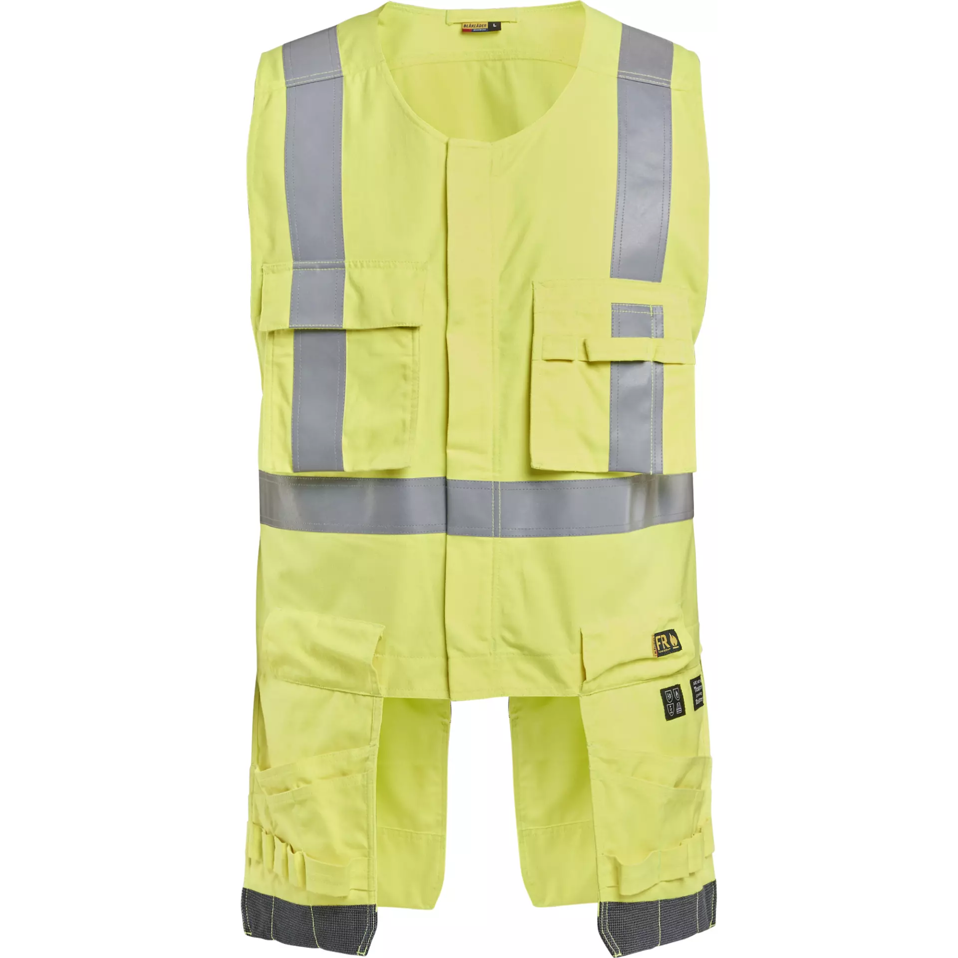 Blåkläder 308915123300, Multinorm Tool Vest with Inherent Flame Protection, Yellow