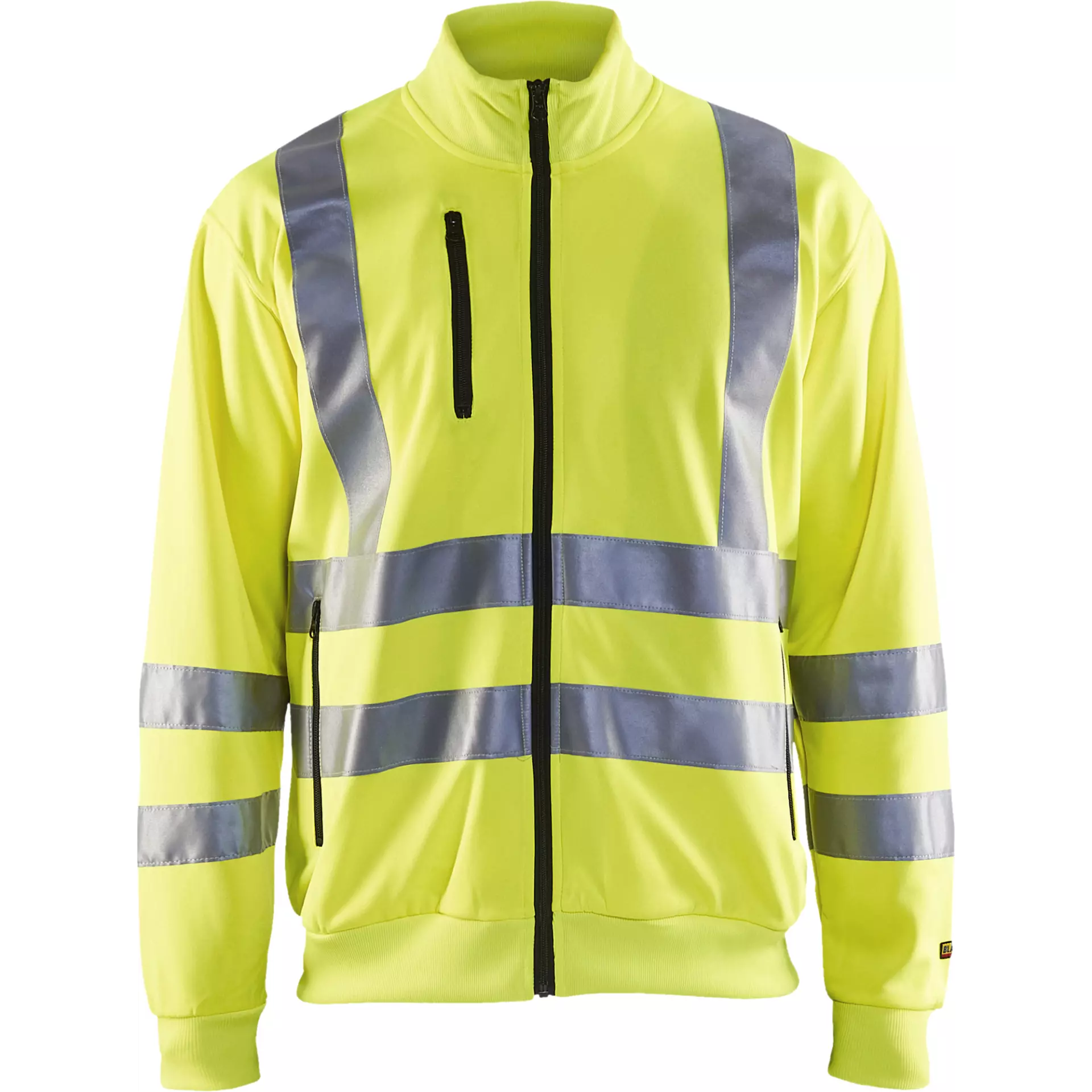 Blåkläder 335819743300, High-Vis Zip Sweatshirt, Hi-Vis Yellow