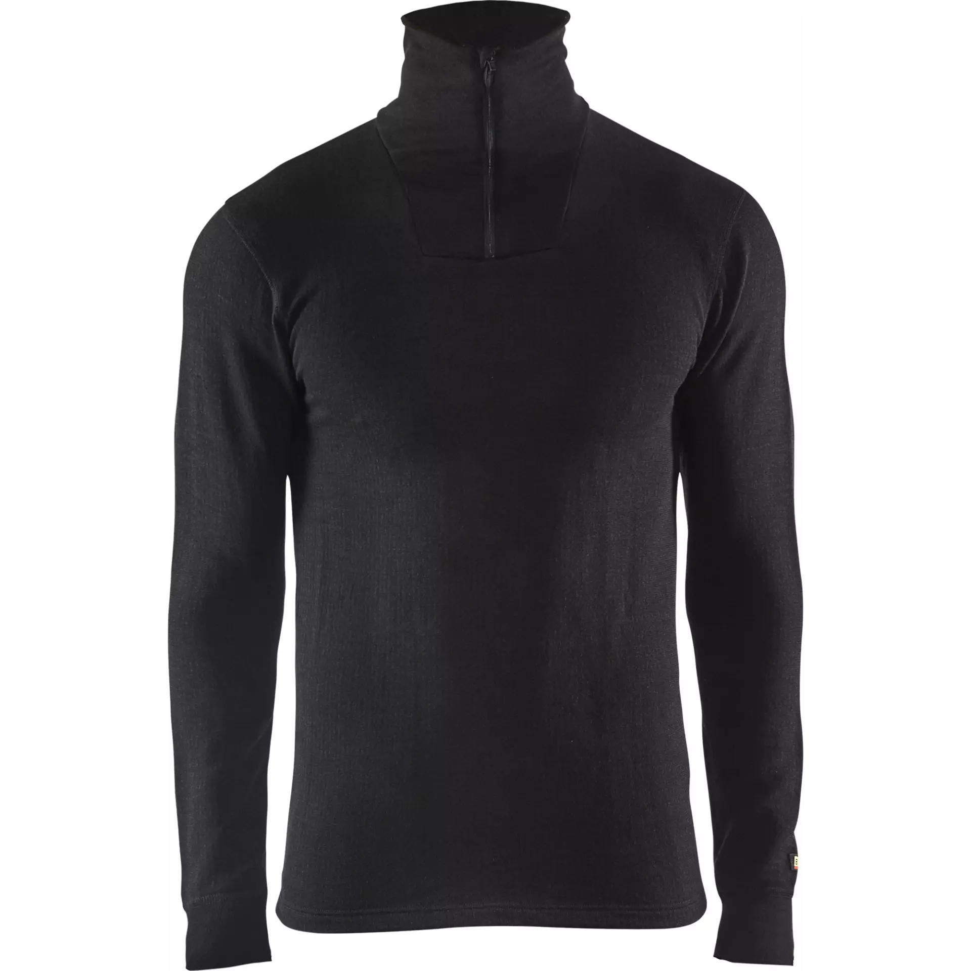 Blåkläder 489417069900, XWARM Base Layer Shirt, 70% Merino Wool, Black, image 1