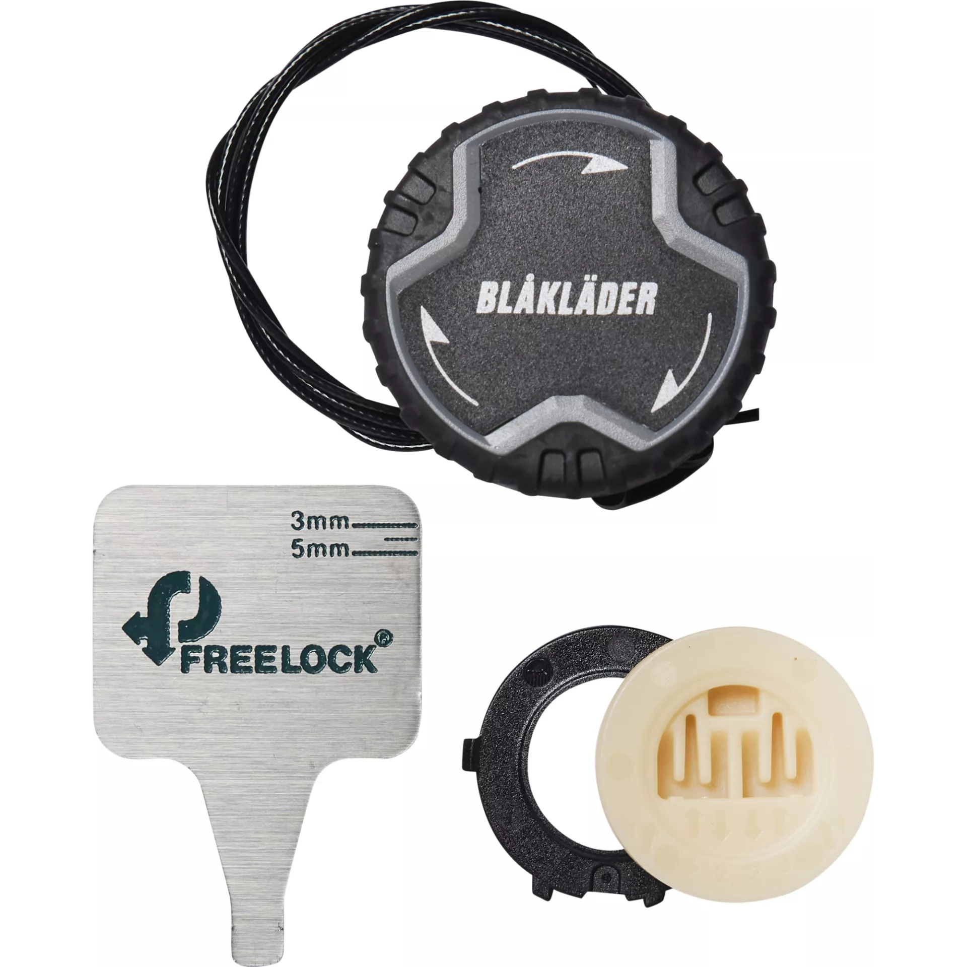 Blåkläder B10200009996, Freelock korjaussarja matalille turvakengille, Musta/Grafiitinharmaa