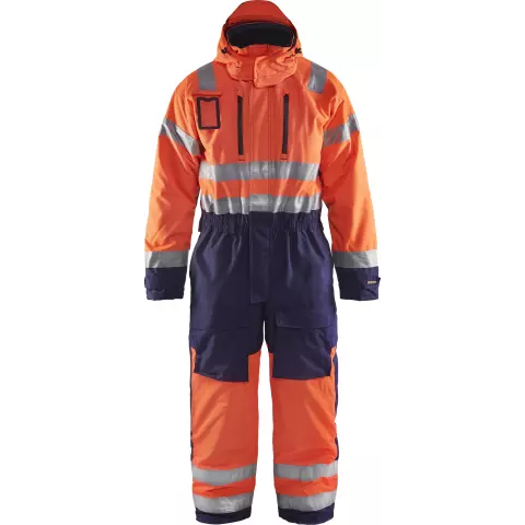 Blåkläder High-vis talvihaalari, huomio-oranssi/tummansininen