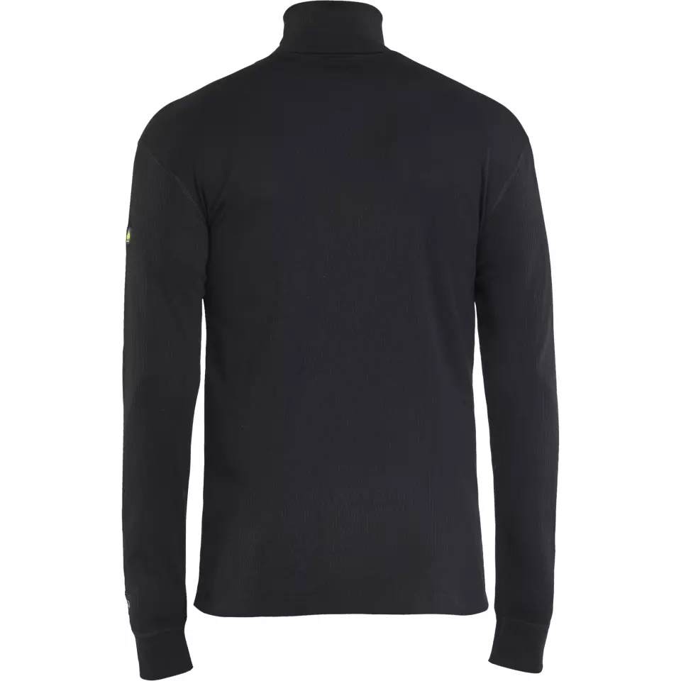 Blåkläder 489817649900, Flame Retardant Long Sleeve Base Layer Shirt, Black, image 4, gallery thumbnail