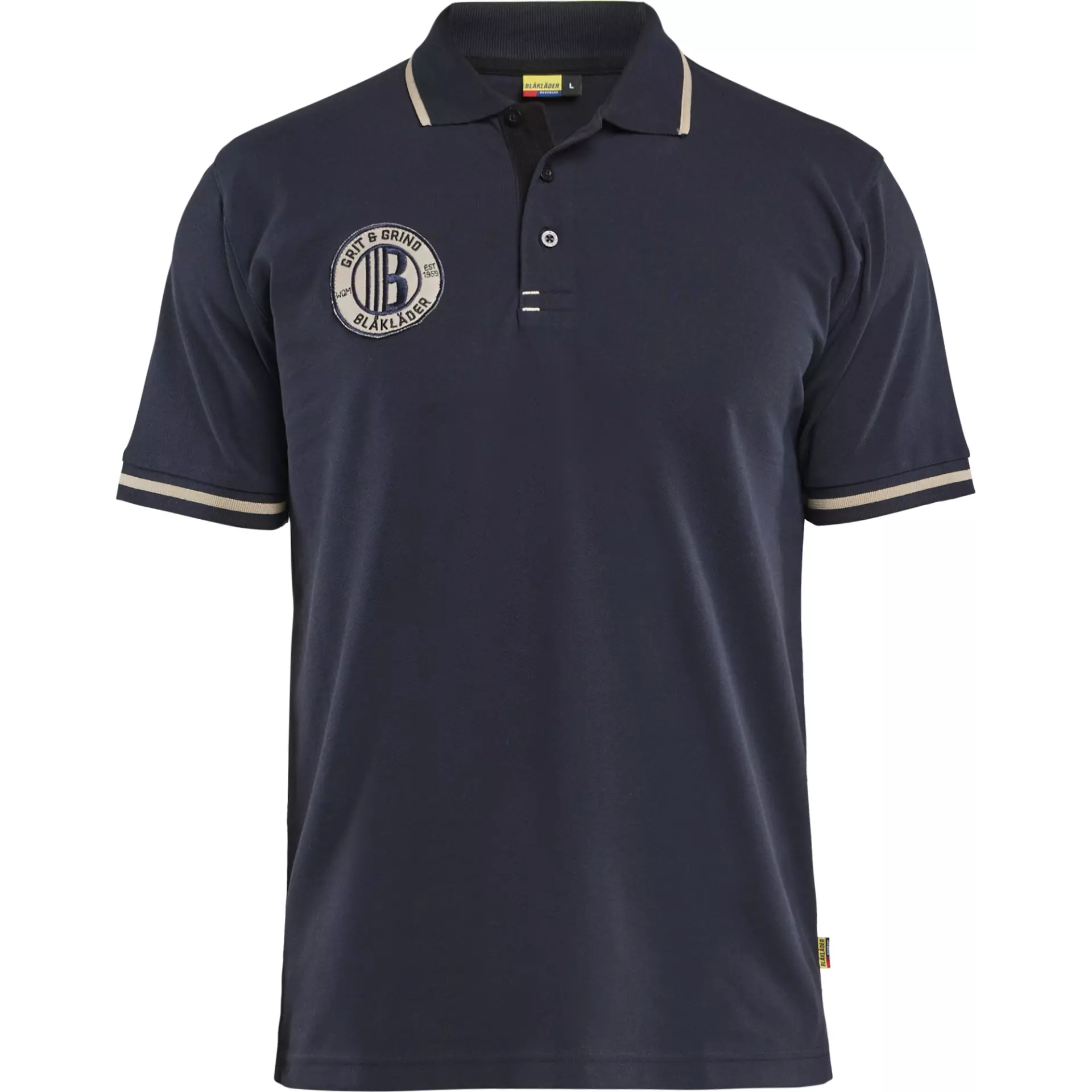 Blåkläder 940210508600, Grit and Grind Poloshirt, Dunkelblau