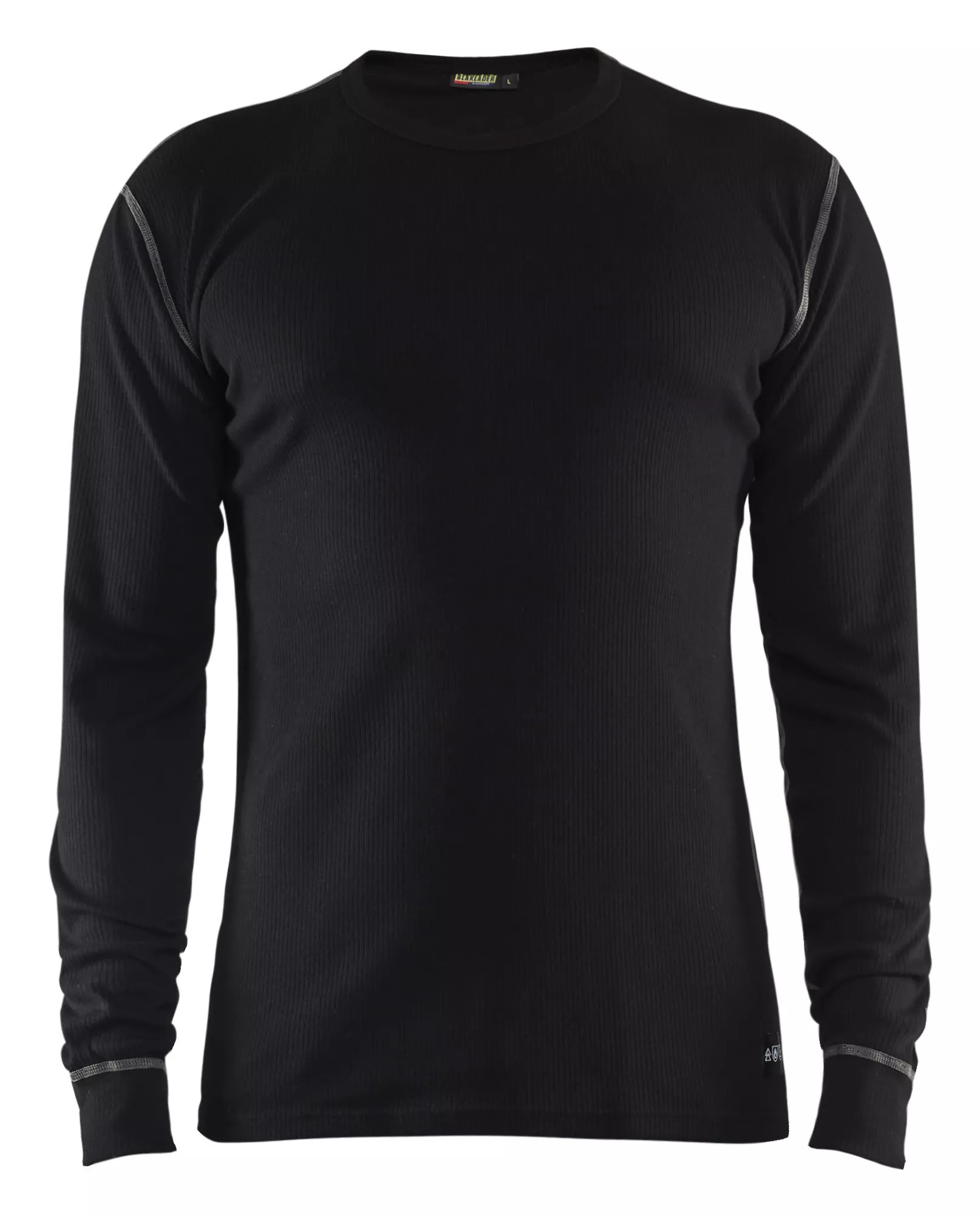 Blåkläder 349817259900, Flame-Resistant Base Layer Shirt, Black, image 1