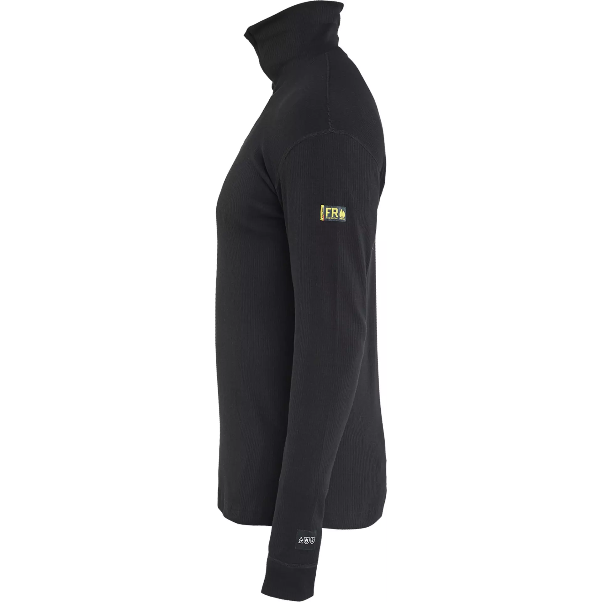 Blåkläder 489817649900, Flame Retardant Long Sleeve Base Layer Shirt, Black, image 2