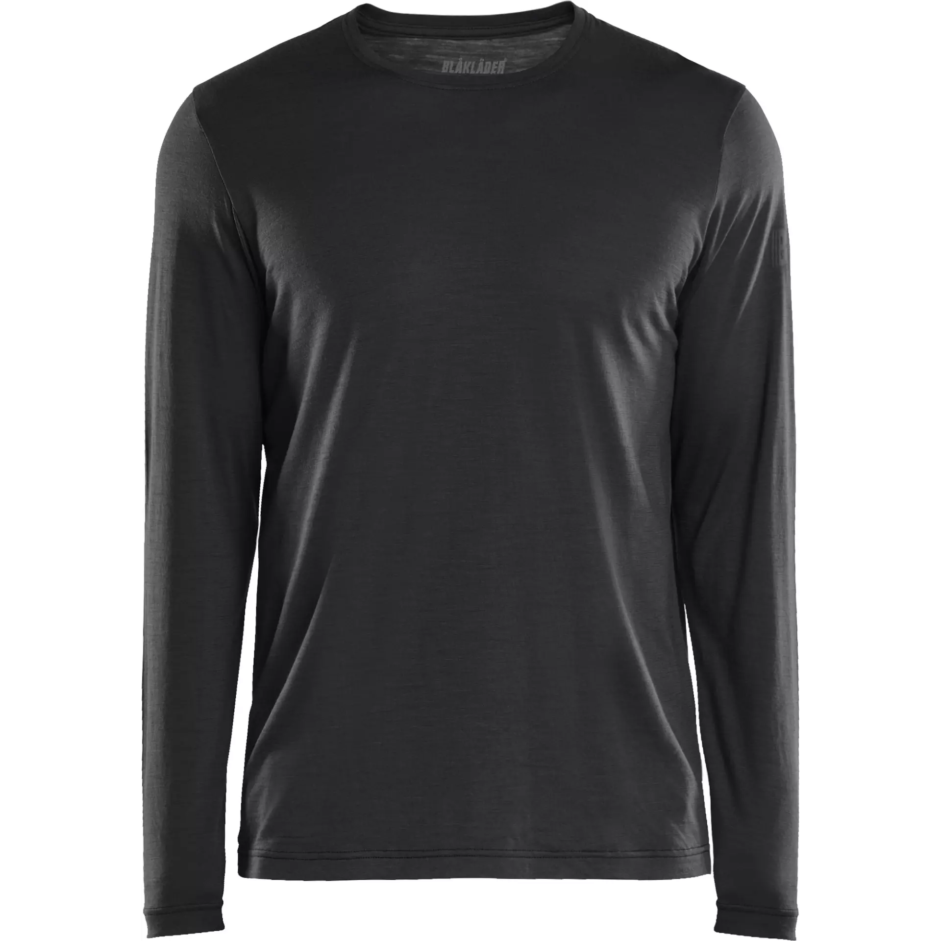 Blåkläder 353817439900, Long Sleeve Merino Wool Shirt, Black