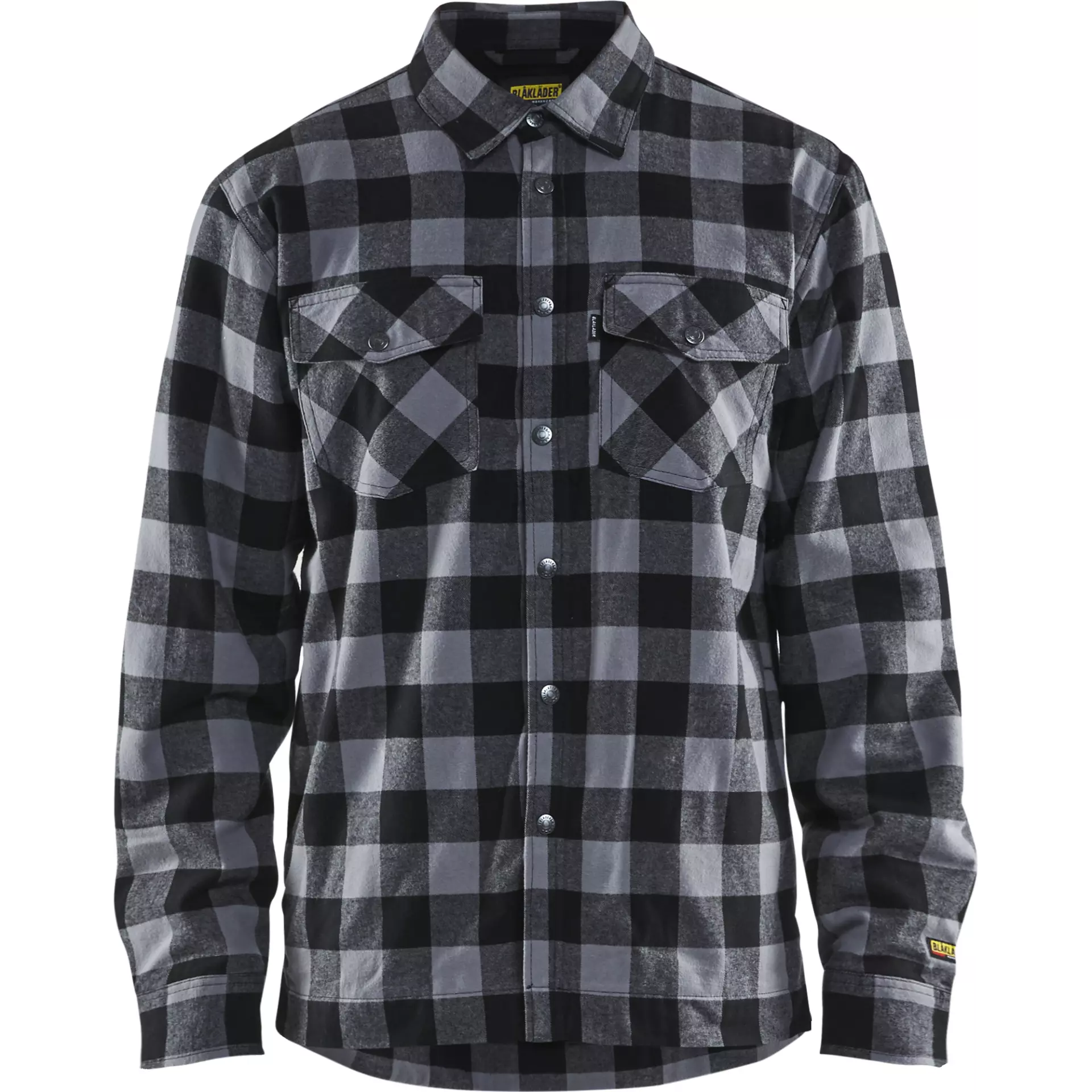 Blåkläder 322511319799, Lined Flannel Shirt, Dark Grey/Black