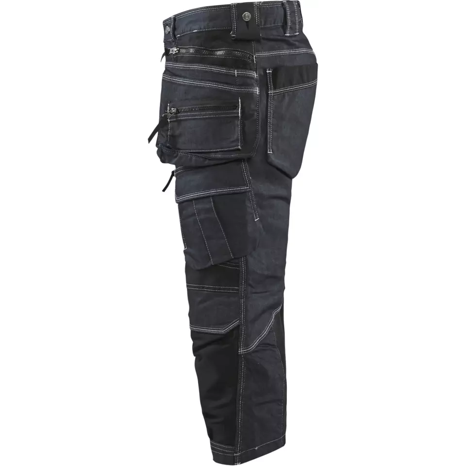 Blåkläder 199111418999, X1900 Stretch Pirate Pants, Dark Blue/Black, image 3, gallery thumbnail