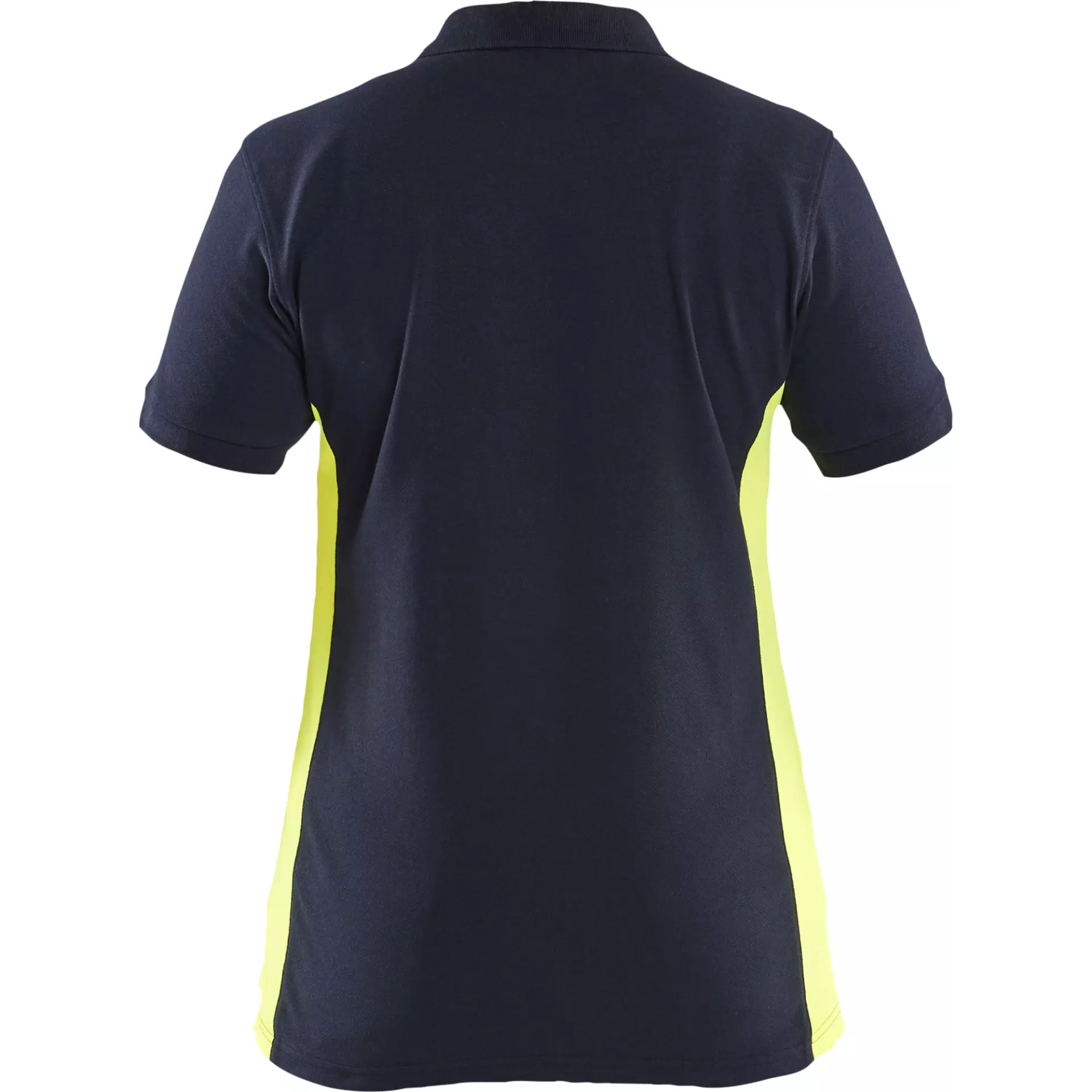 Blåkläder 339010508633, Women's Polo Shirt, Navy Blue/Yellow, image 4