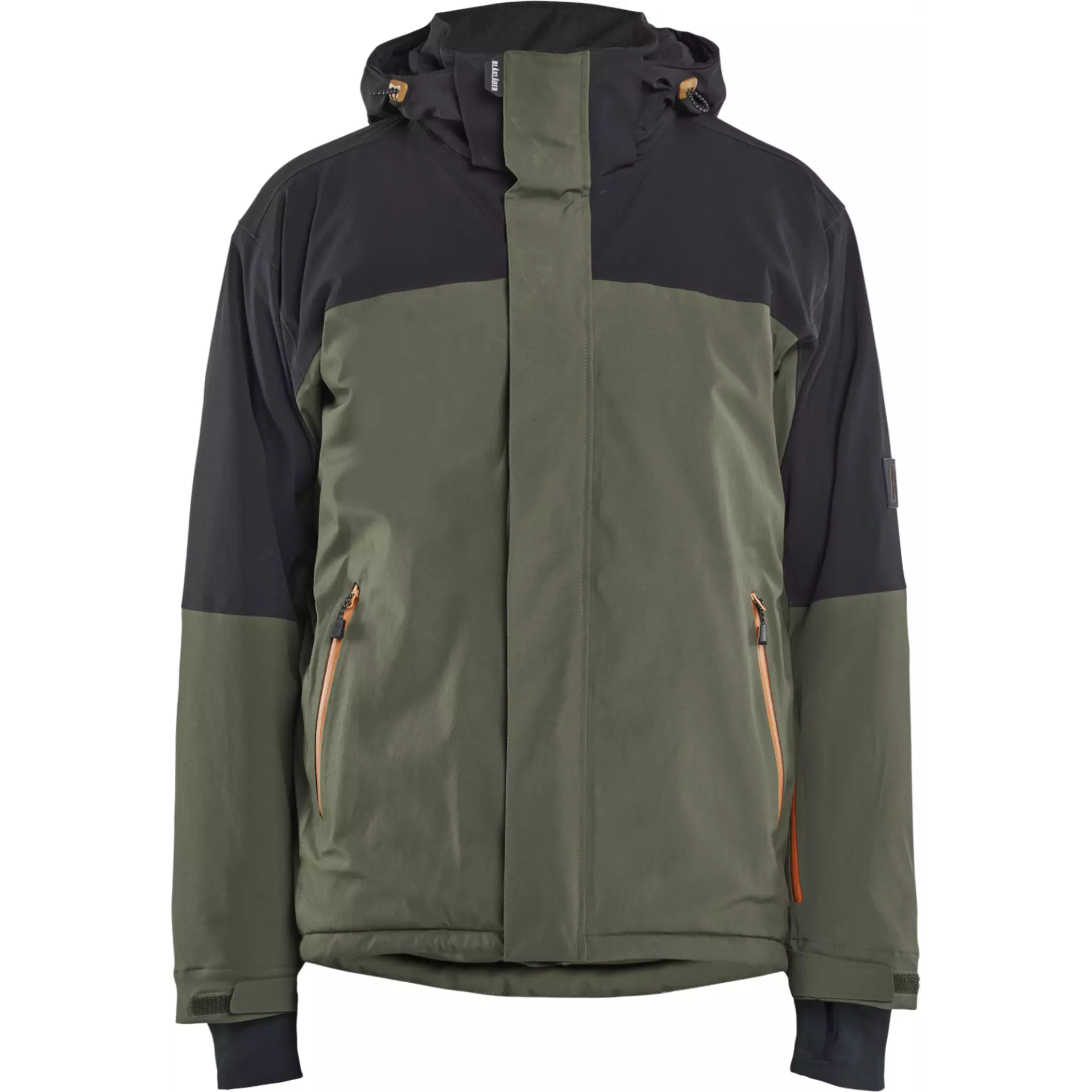 Blåkläder 499119174240, STRIKER Stretch Winter Jacket, Forest Green/Rust