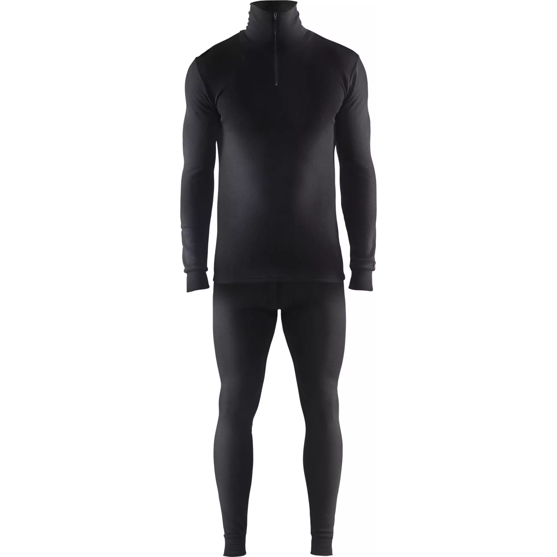 Blåkläder 489117059900, WARM Base Layer Shirt With Zip, 50% Merino Wool, Black, image 5