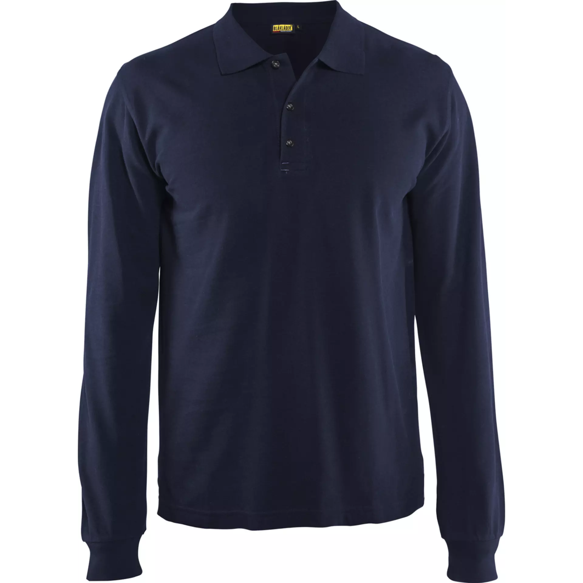 Blåkläder 338810508900, Long Sleeve Pique Shirt, Dark Blue