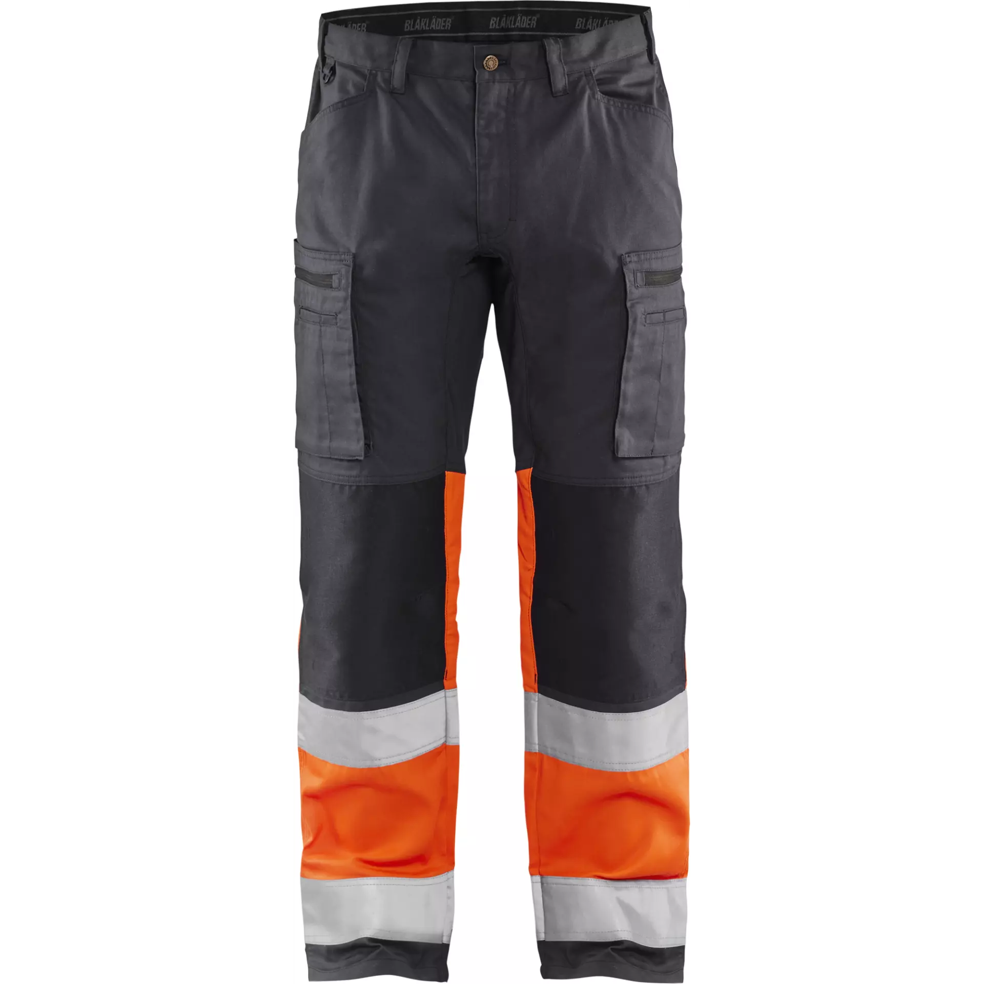 Blåkläder 155118119653, High-Vis Stretchhose, Grau/Warnorange