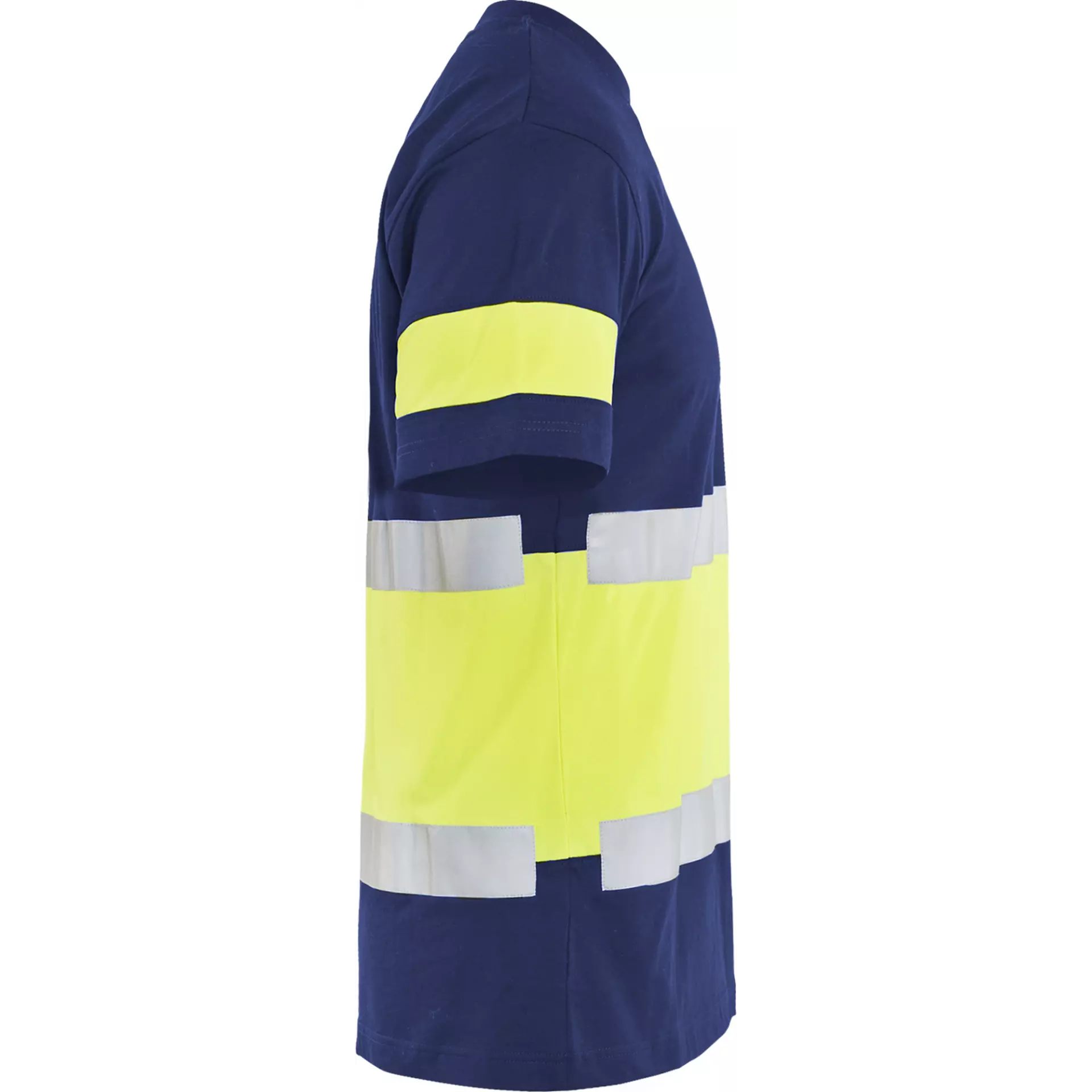 Blåkläder 338710308833, High-Vis T-Shirt, Navy Blue/Hi-Vis Yellow, image 2