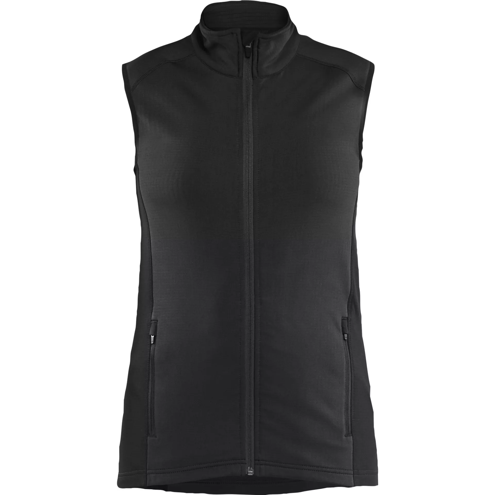 Blåkläder 474625399900, STRIKER Women's Fleece Vest, Black