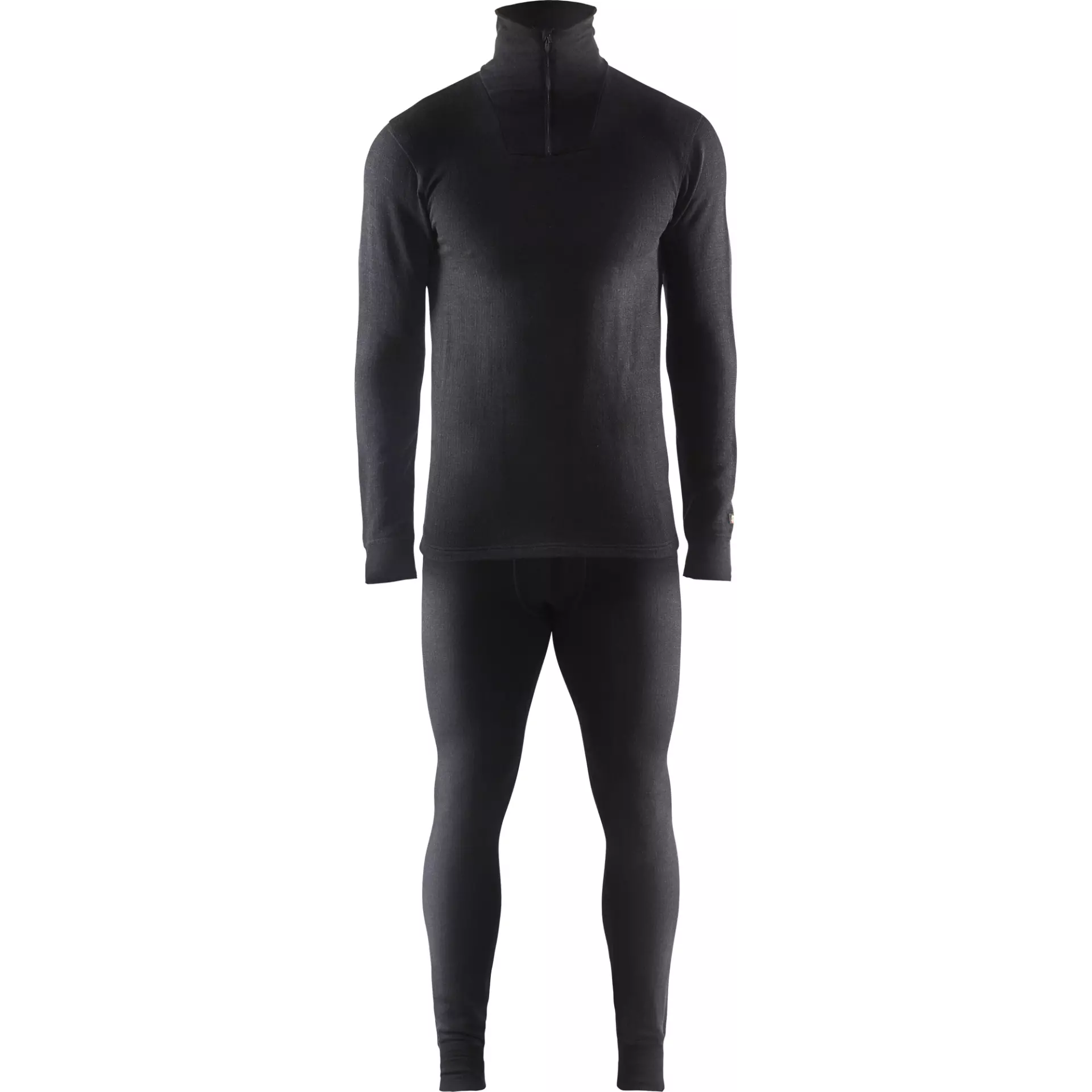 Blåkläder 489417069900, XWARM Base Layer Shirt, 70% Merino Wool, Black, image 5