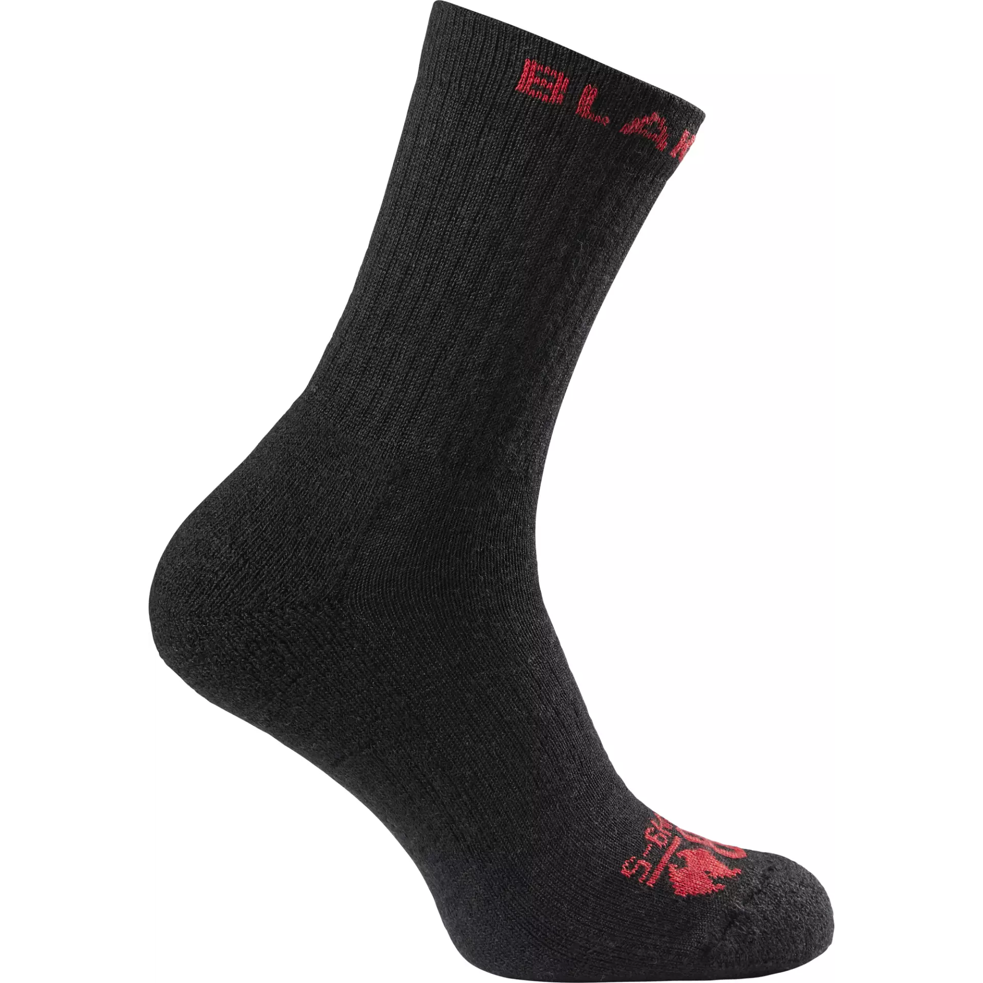 Blåkläder 250410869900, Flame Retardant Wool Sock, Black
