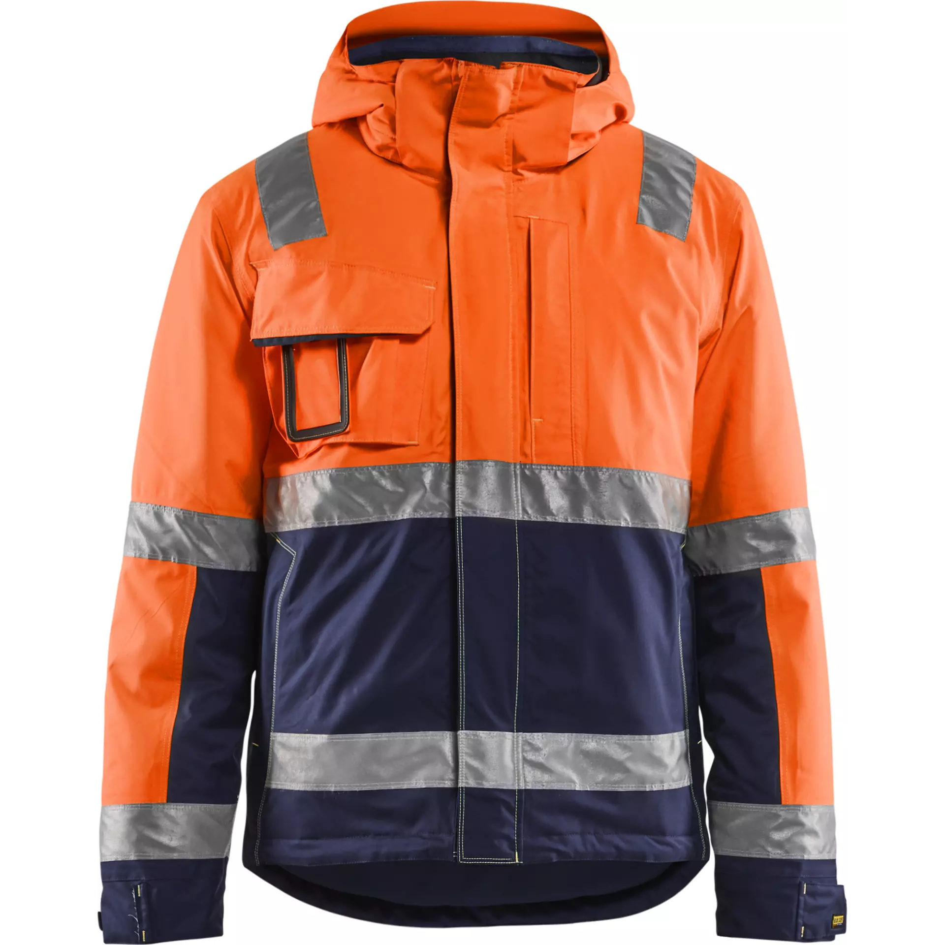 Blåkläder 487019875389, High-Vis Winter Jacket, High-Vis Orange/Navy