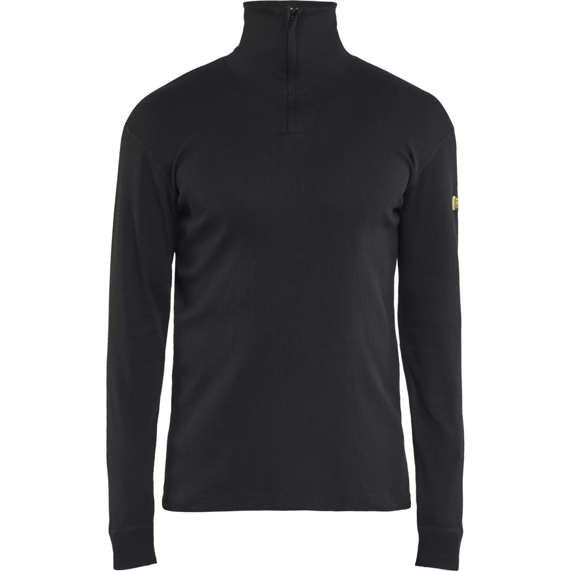 Blåkläder 489817649900, Flame Retardant Long Sleeve Base Layer Shirt, Black, image 1