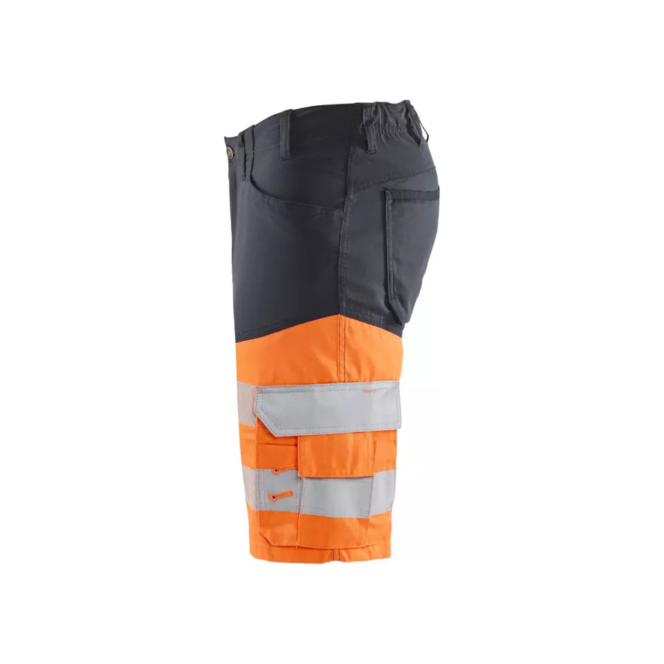 Blåkläder 154118119653, High-vis stretch-arbetsshorts, grå/signalorange, image 5, gallery thumbnail