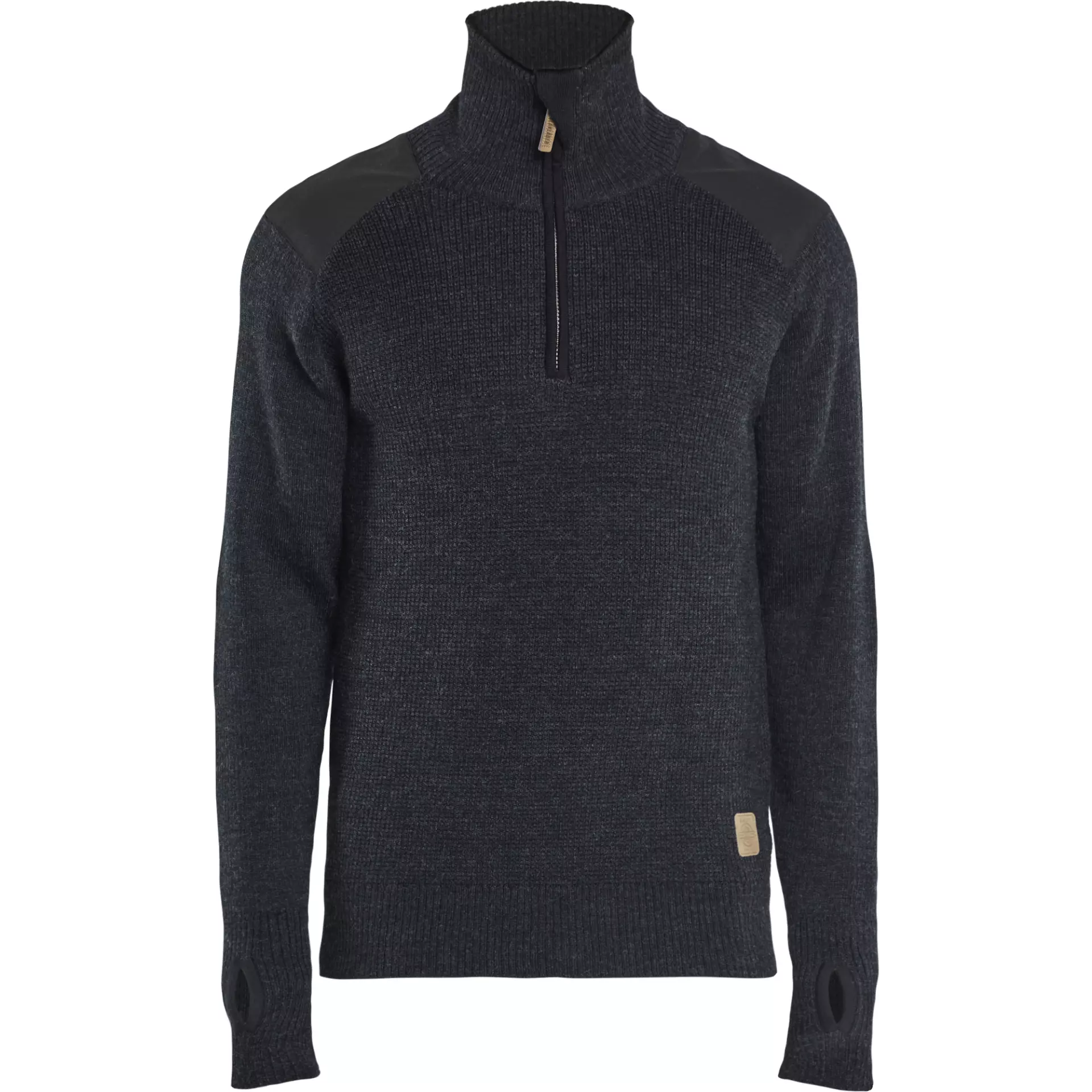 Blåkläder 463010719899, Wool Sweater, Dark Grey/Black