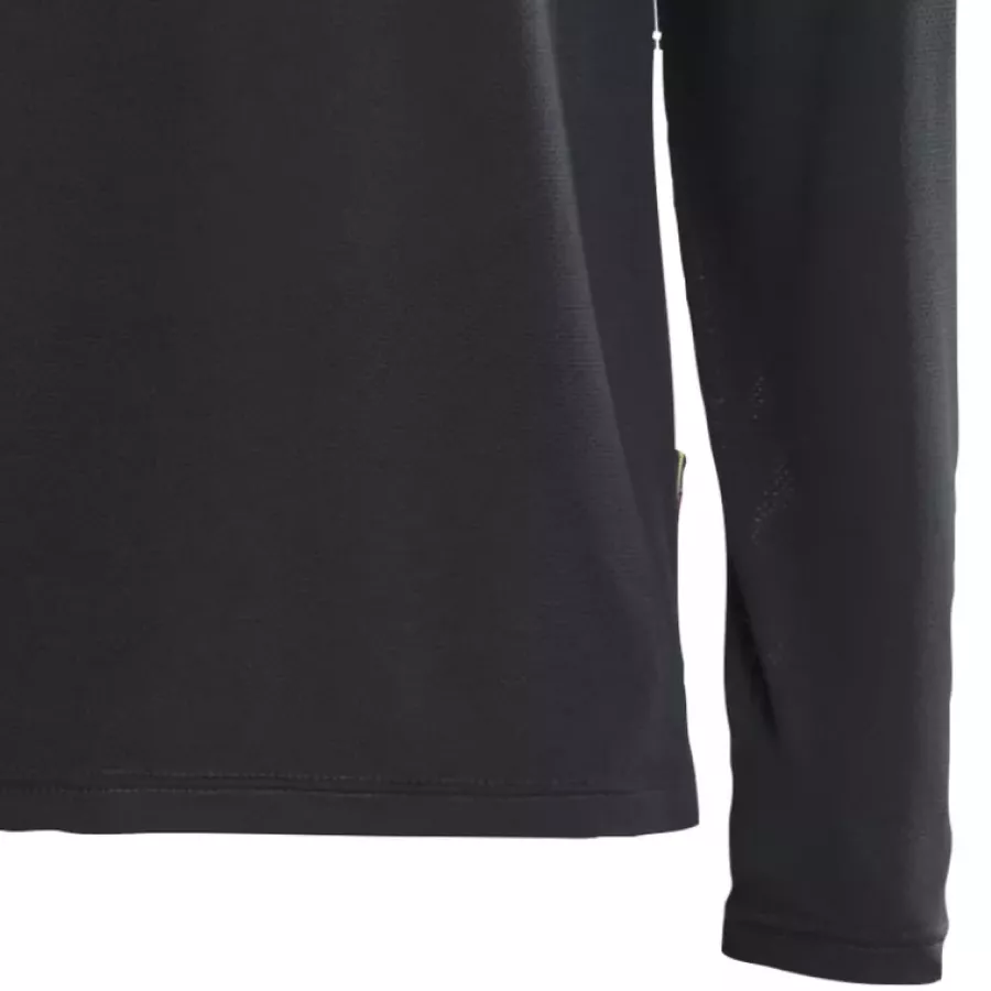**Long Sleeves** add comfortable coverage that keeps you feeling balanced through shifting weather.