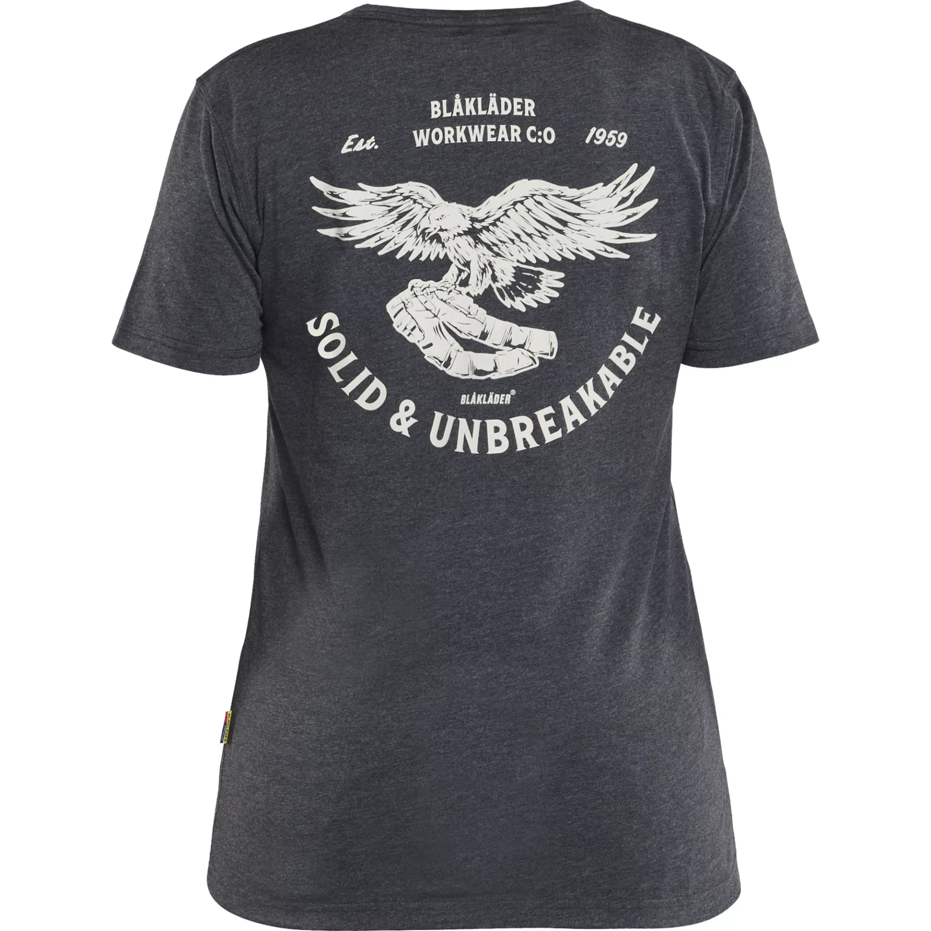 Blåkläder 942310539991, Eagle Dam T-shirt, melerad svart, image 4