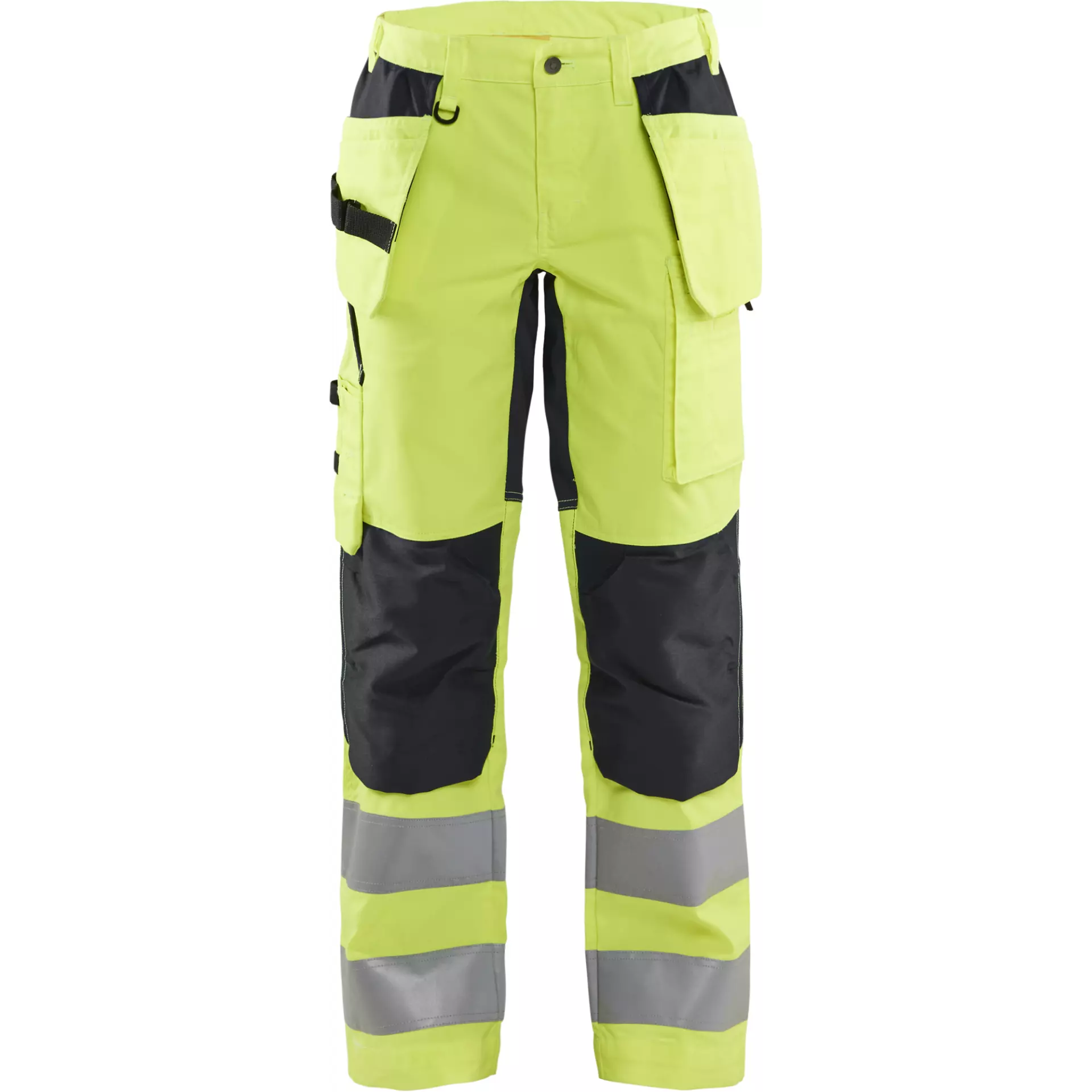 Blåkläder 716318113399, Women's Hi-Vis Holster Pants, Stretch, Hi-Vis Yellow/Black