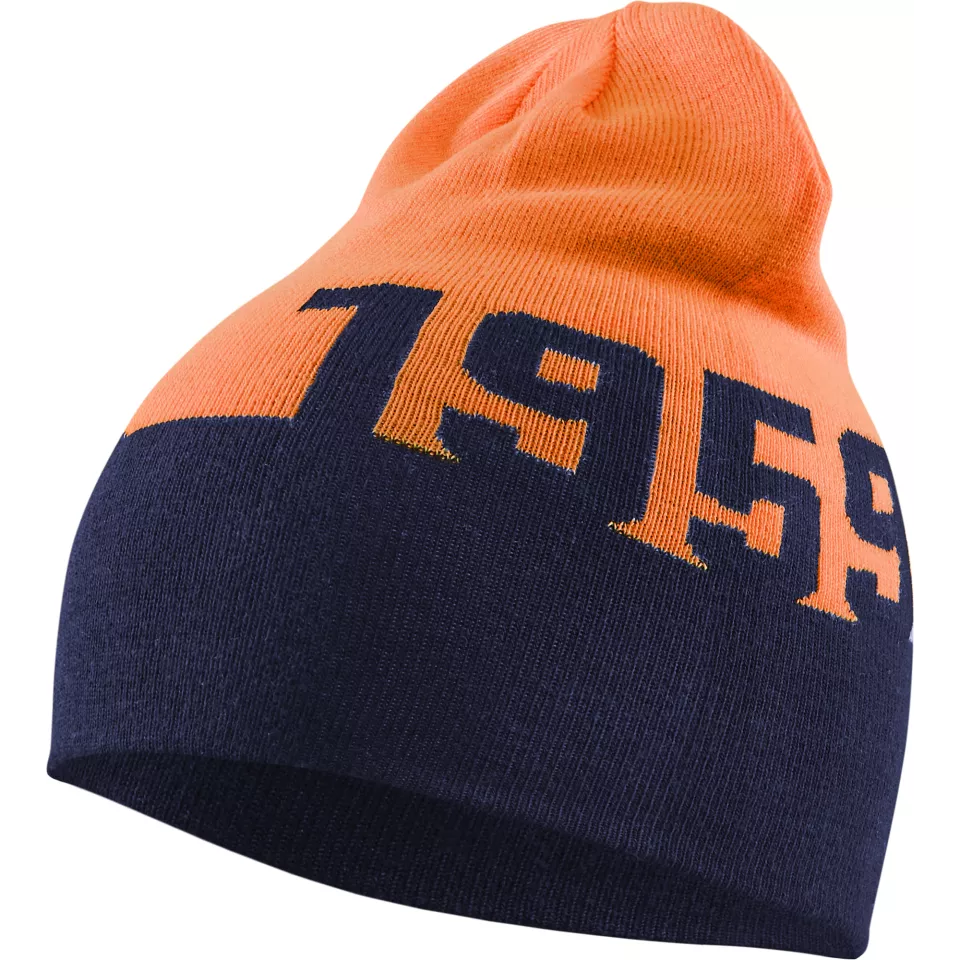 Blåkläder 205700008953, Kids' Beanie, Navy Blue/Hi-Vis Orange, image 1, gallery thumbnail