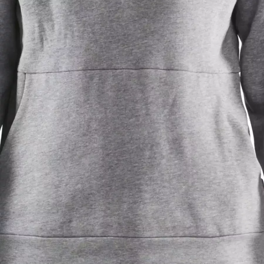 **Kangaroo Pocket** keeps your hands warm and essentials close at hand.