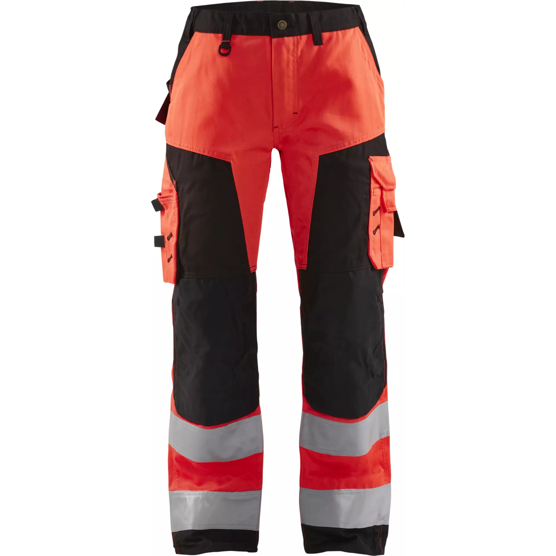 Blåkläder 715518115599, Damen Warnschutzhose, Warnrot/Schwarz