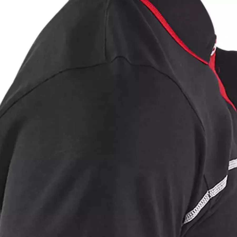 **Reinforced Neck and Shoulder** Seams provide lasting durability so the shirt keeps its shape wear after wear.