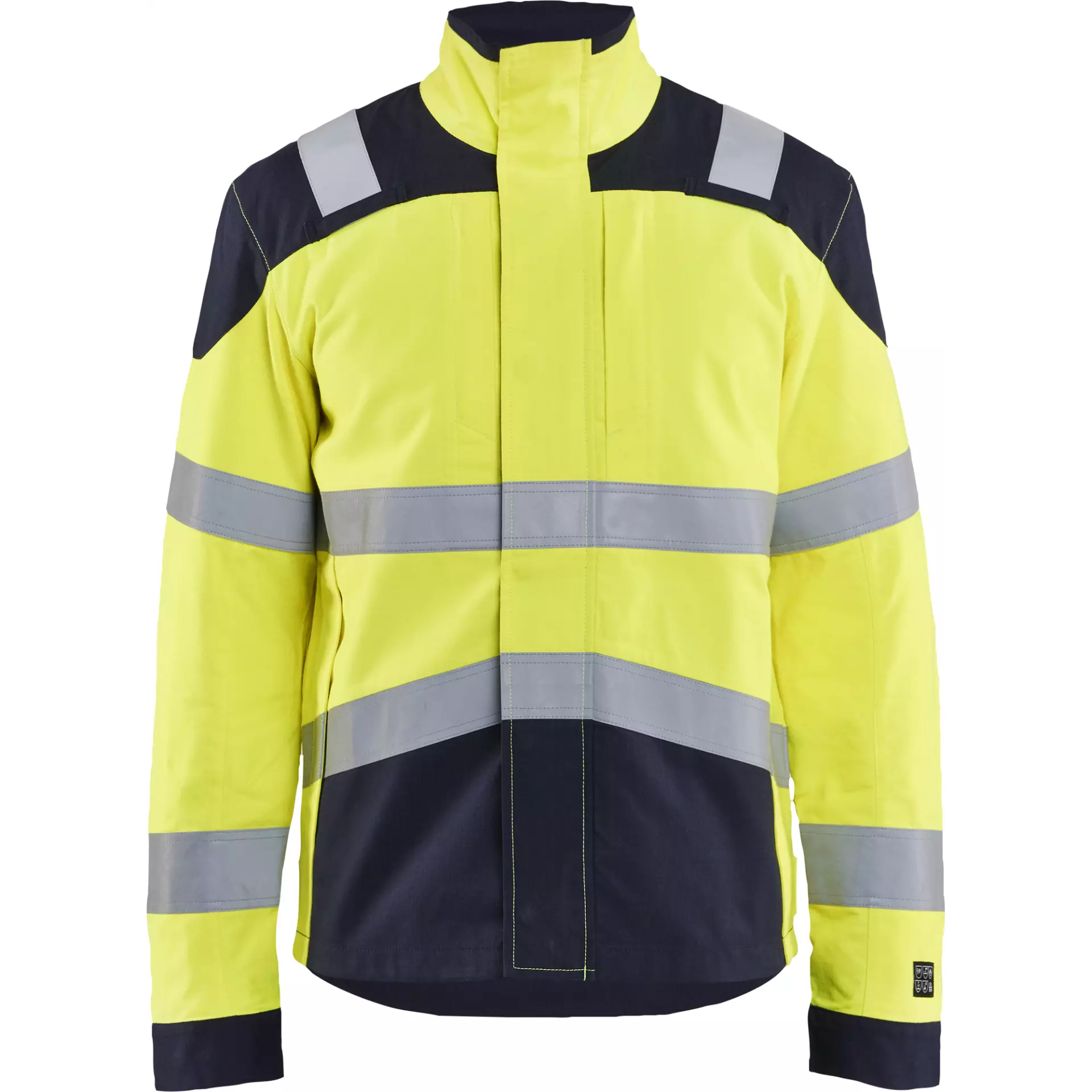Blåkläder 441815123389, APC2 Multinorm Jacket with Inherent Flame Protection, Yellow/Navy