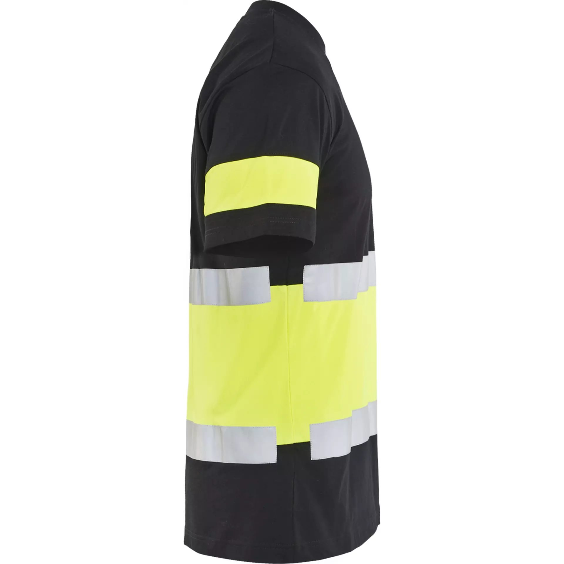 Blåkläder 338710309933, High-Vis T-Shirt, Black/High-Vis Yellow, image 2