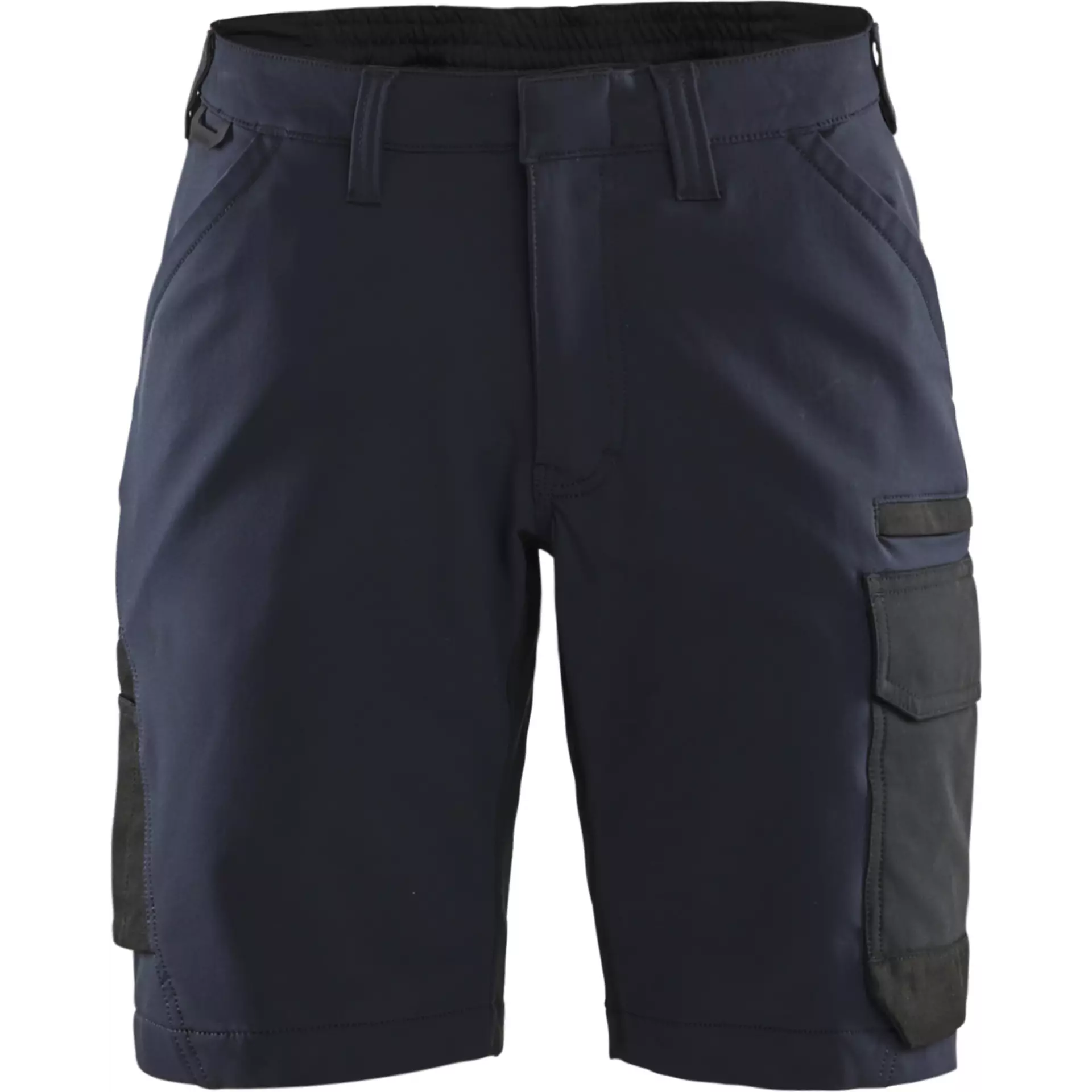 Blåkläder 712316458699, Women's Work Shorts, 4-Way Stretch, Dark Navy/Black