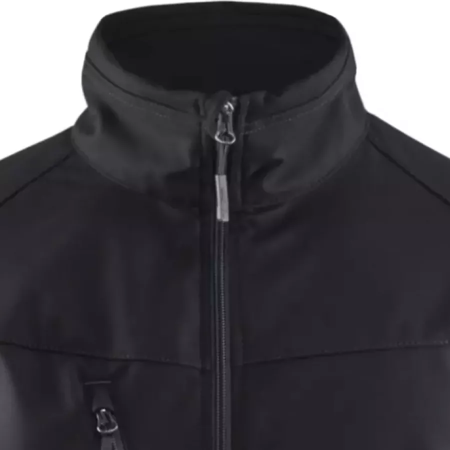 **Stand-Up Collar** provides warm, comfortable neck protection with a clean, structured look.